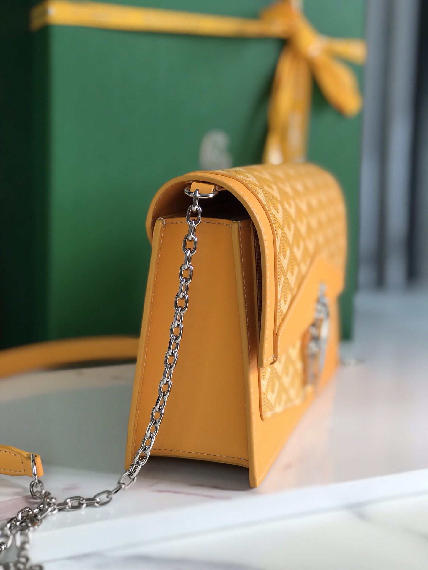 Goyard Duchesse Marie-Caroline Bag yellow
