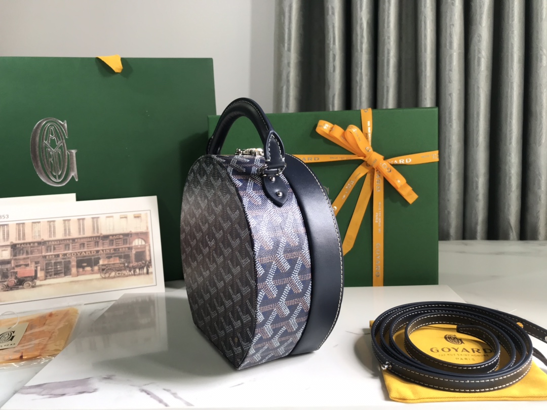 GOYARD Goyardine Alto Hatbox black gray
