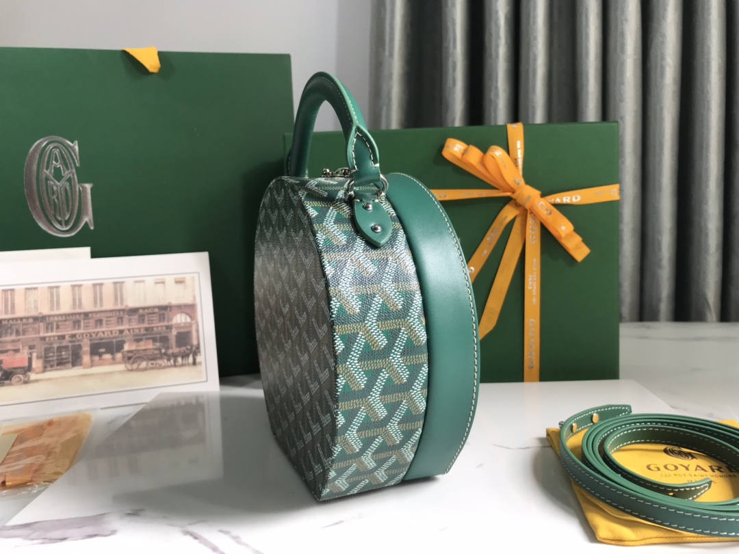 GOYARD Goyardine Alto Hatbox green