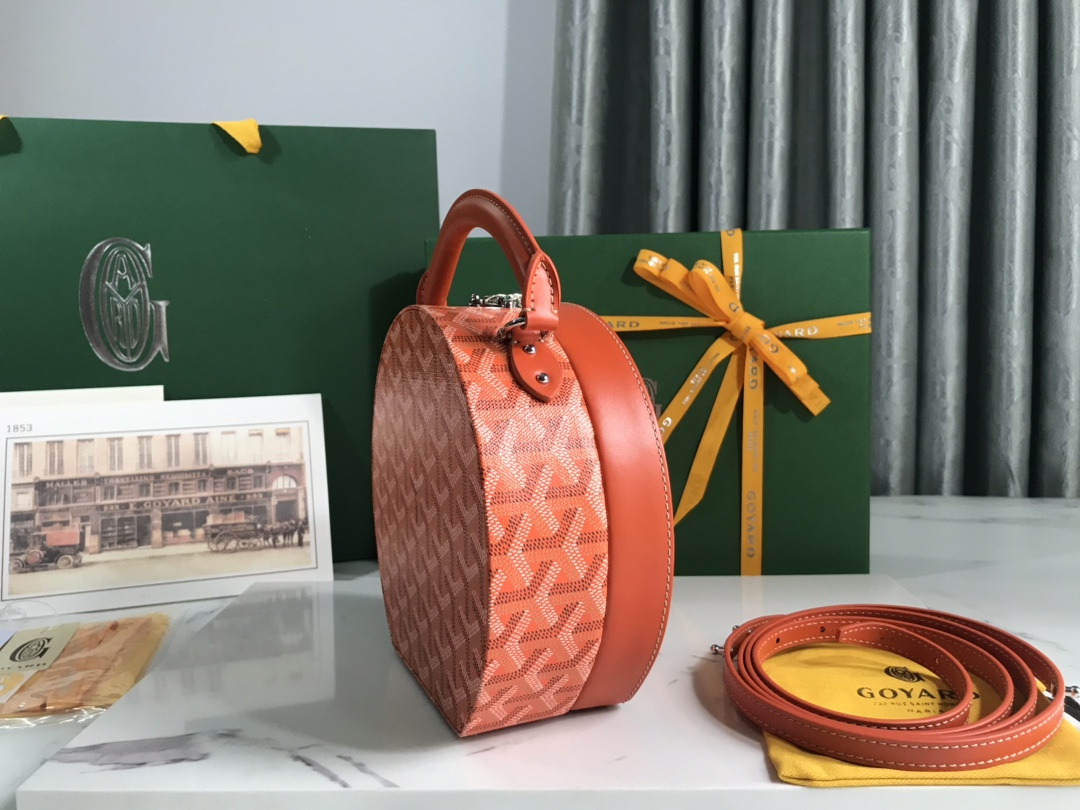 GOYARD Goyardine Alto Hatbox yellow