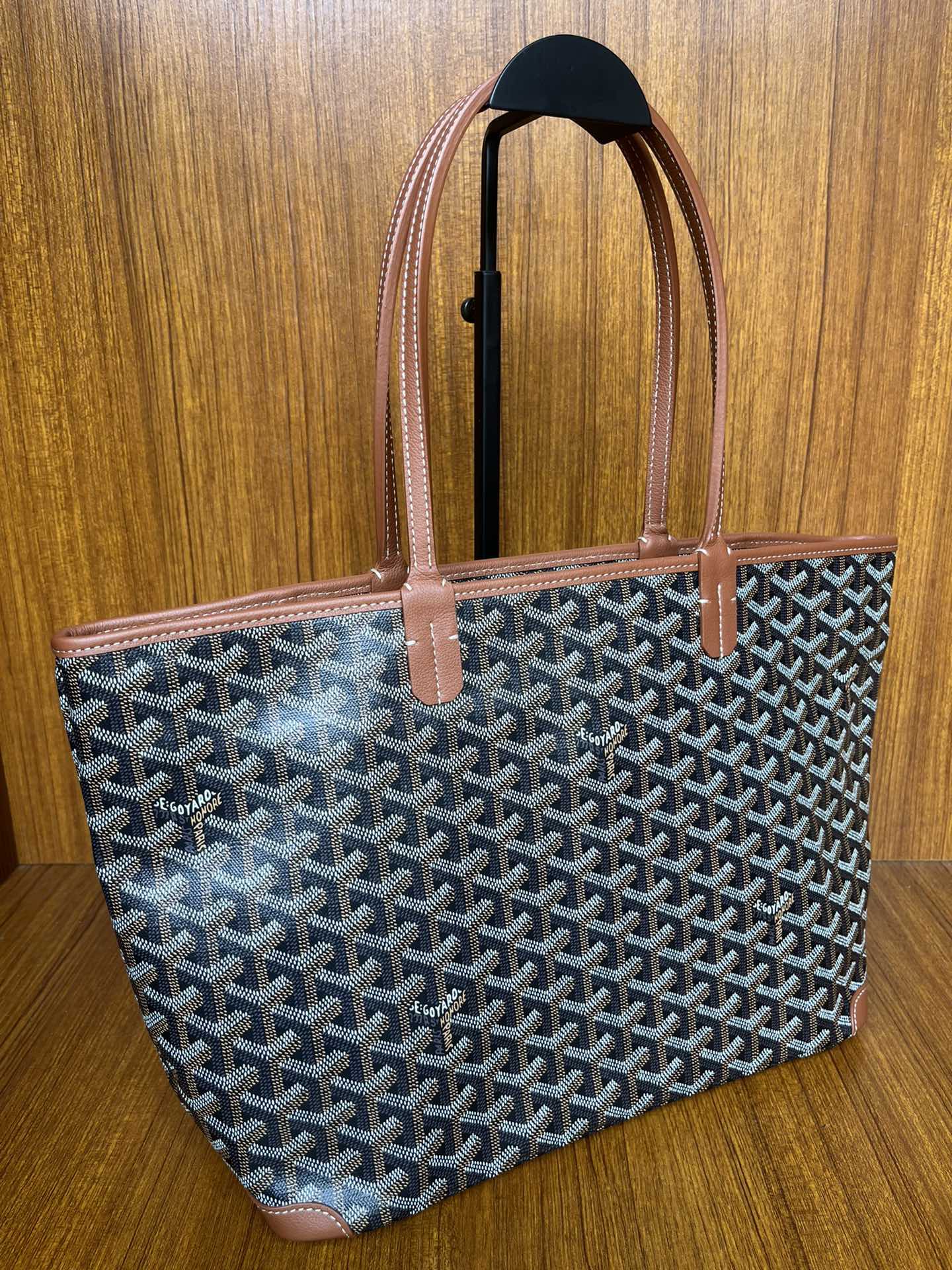 GOYARD Goyardine Artois PM Black Gold 1679216