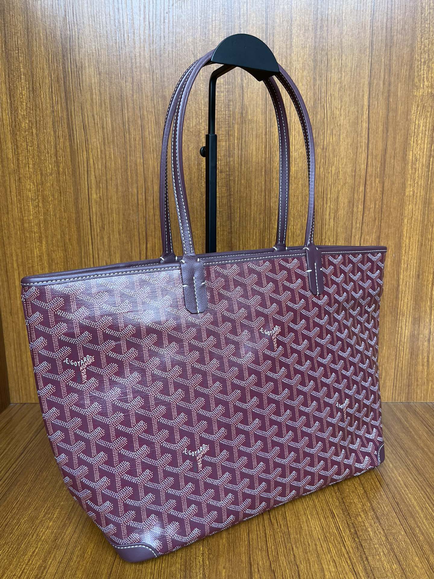 GOYARD Goyardine Artois PM Burgundy 1202449 |