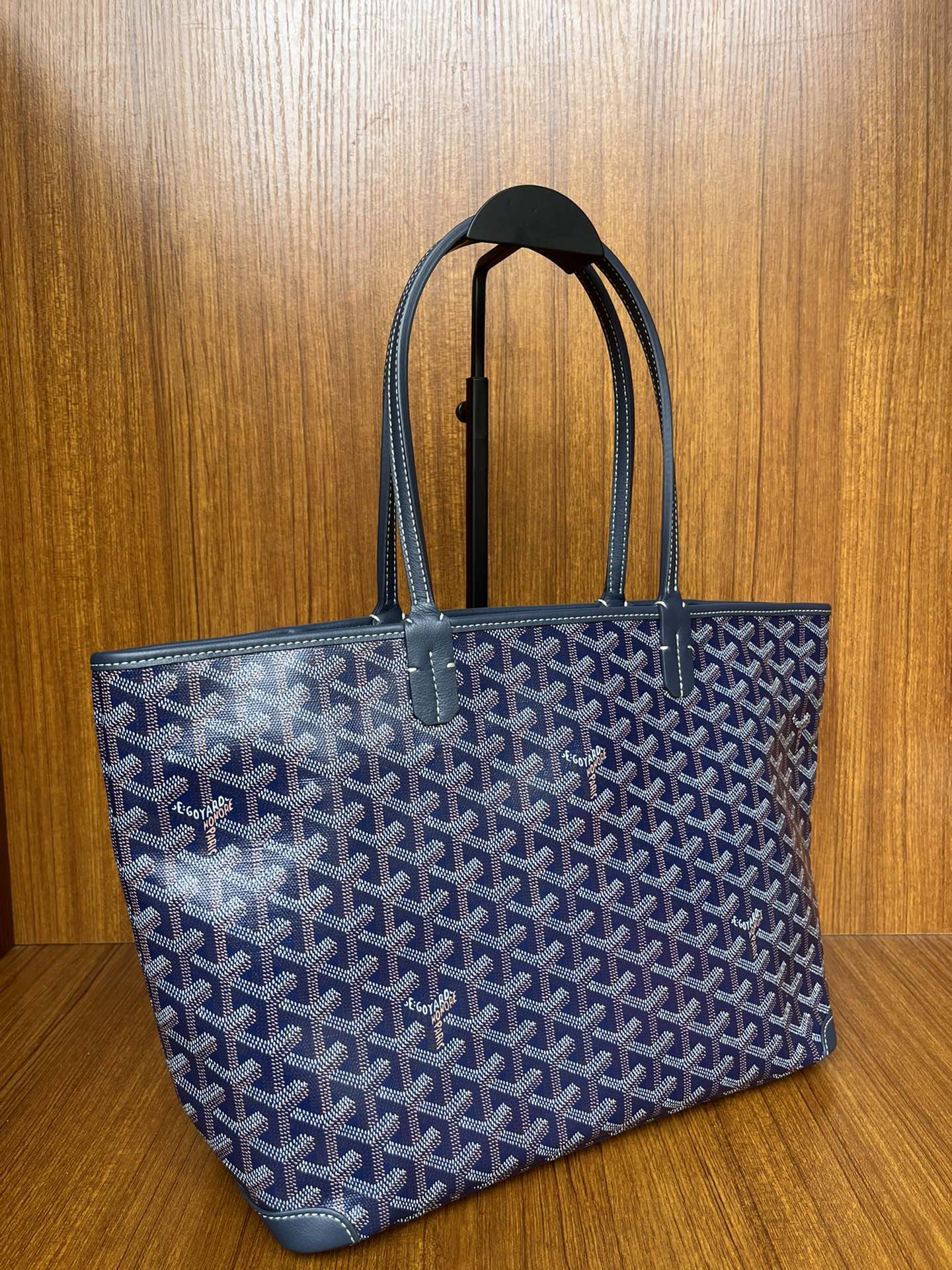 GOYARD Goyardine Artois PM Navy 346855