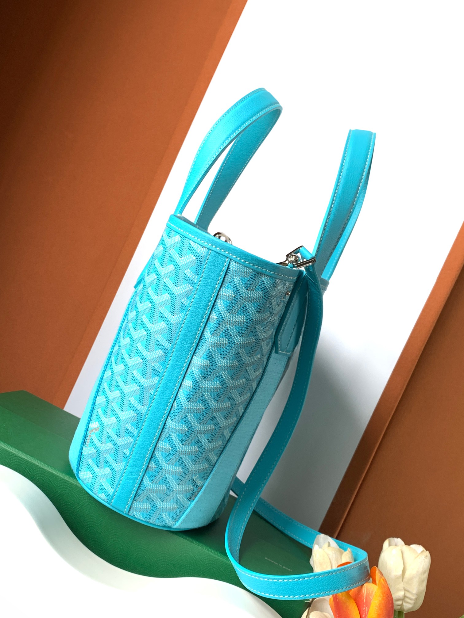 GOYARD Goyardine Belharra PM Bleu Turquoise 1635272