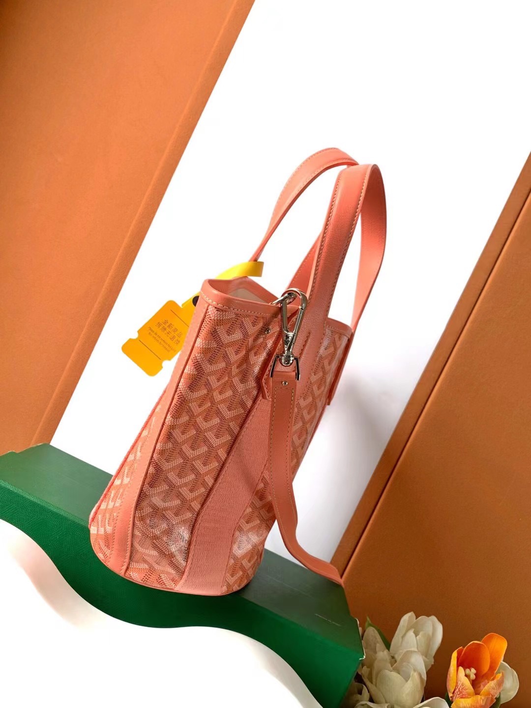 GOYARD Goyardine Belharra PM Coral 1500814 |