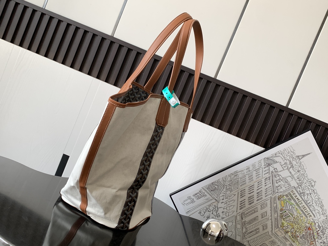 Goyard Goyardine Belharra Reversible Tote - Blue Totes,