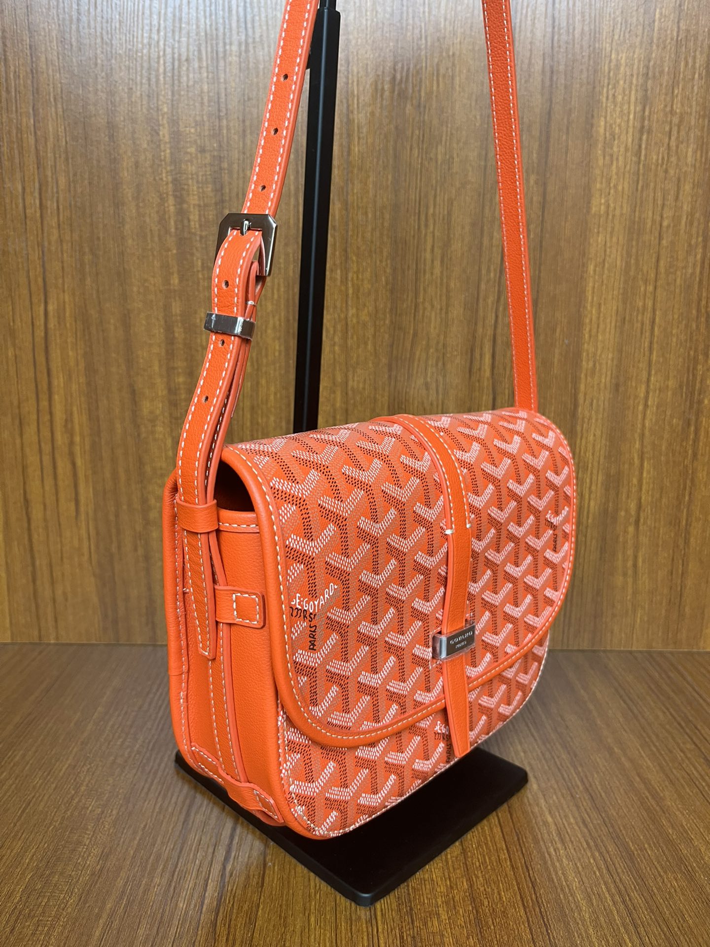 GOYARD Goyardine Belvedere II PM Messenger Bag Orange 457640