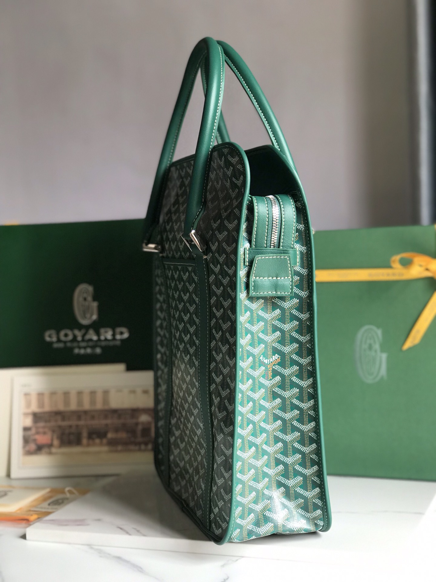 Goyard Goyardine Bourgogne - Green Totes, Handbags - GOY41389