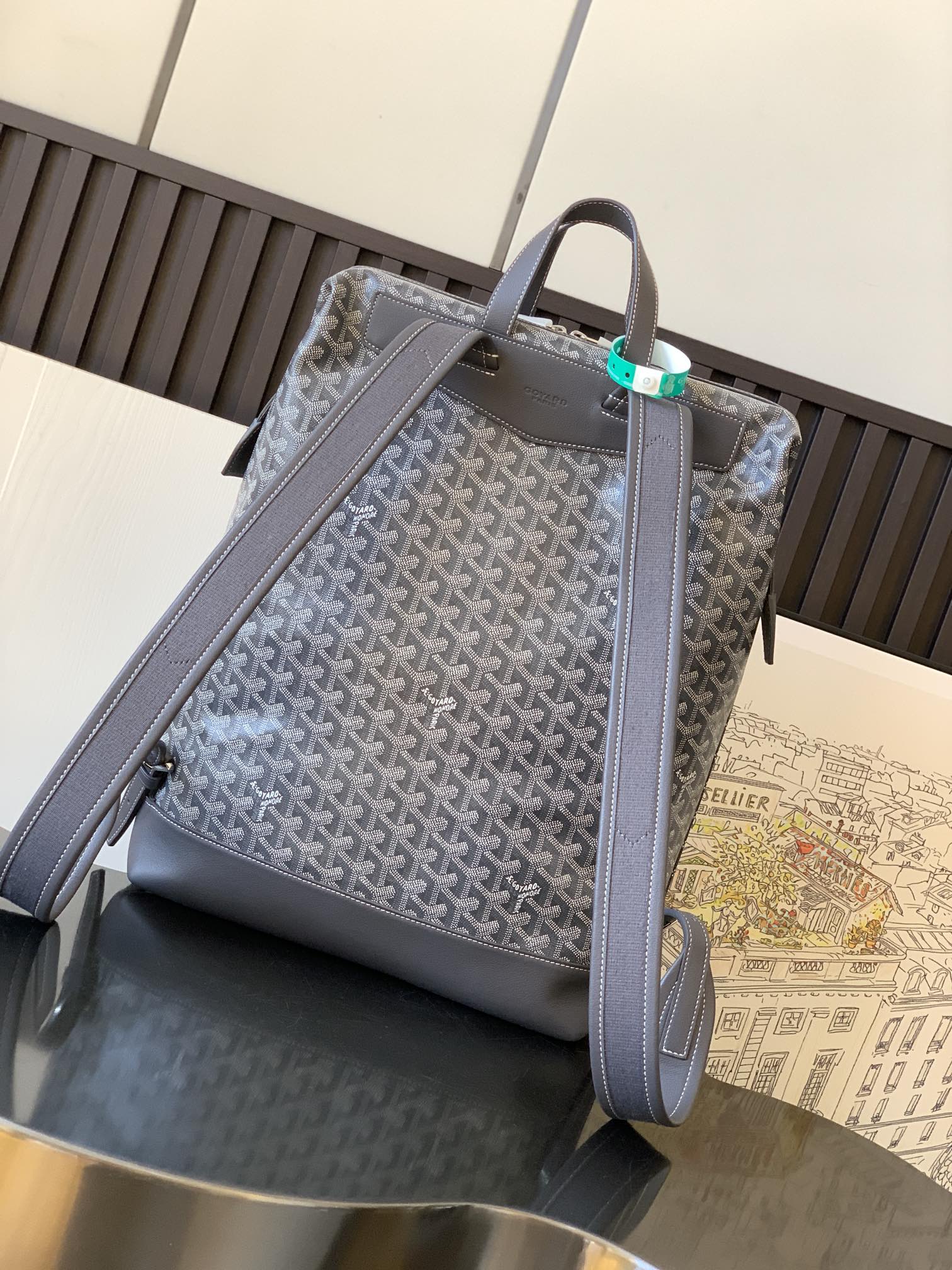 Goyard Goyardine Cisalpin Backpack – Grey Backpacks,