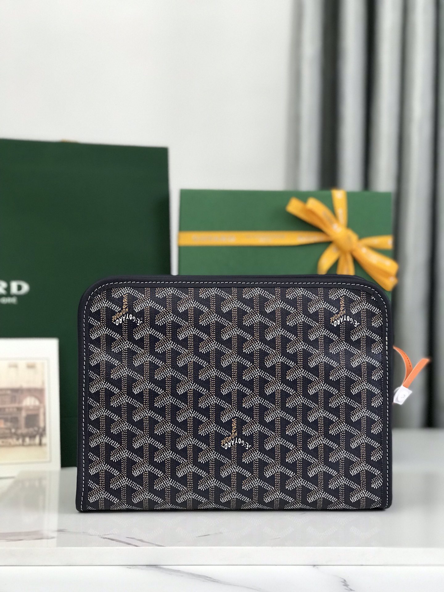 GOYARD Goyardine Jouvence Toiletry Pouch black