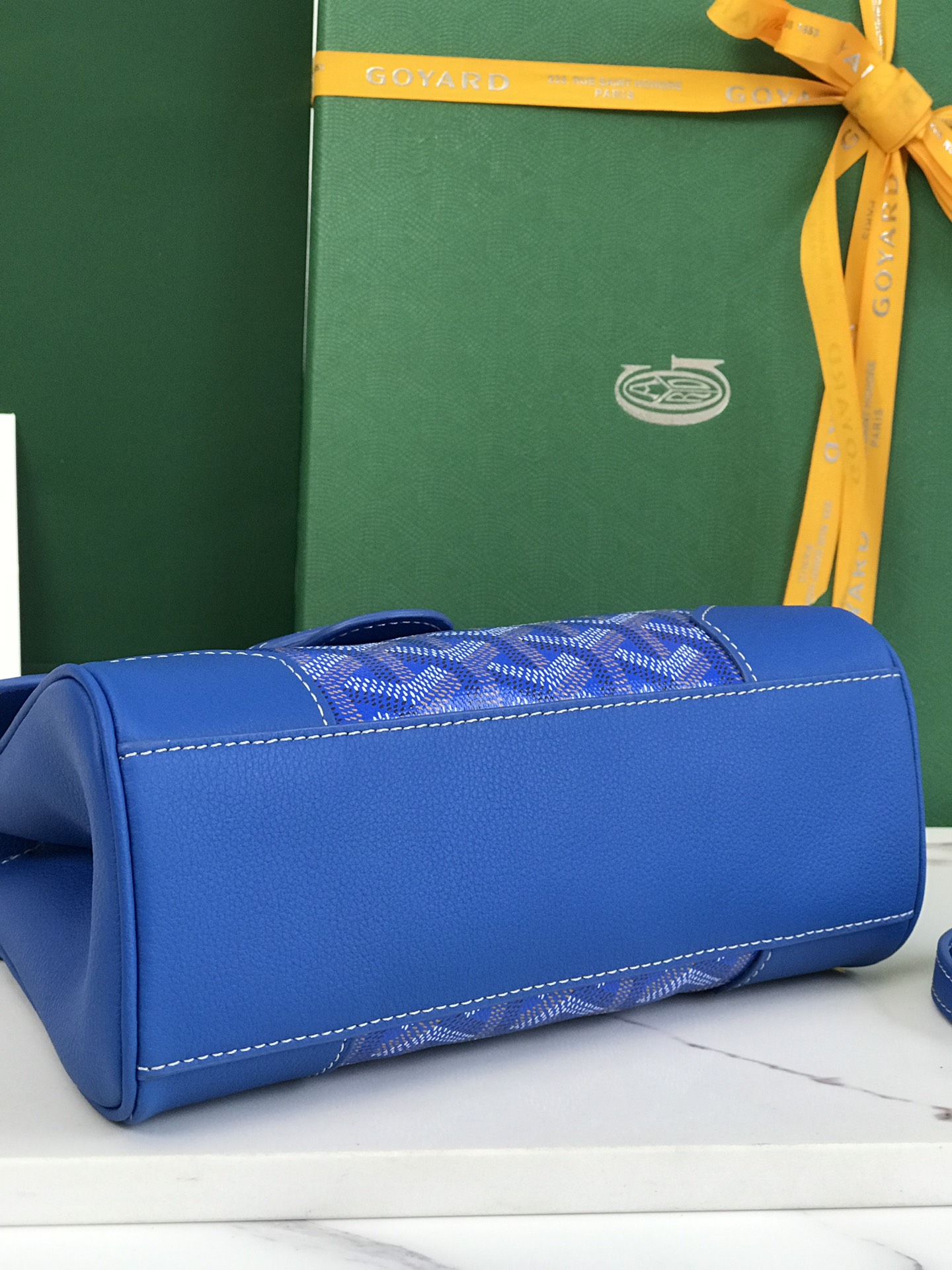 GOYARD Goyardine Mini Saigon Sky Blue 1249156