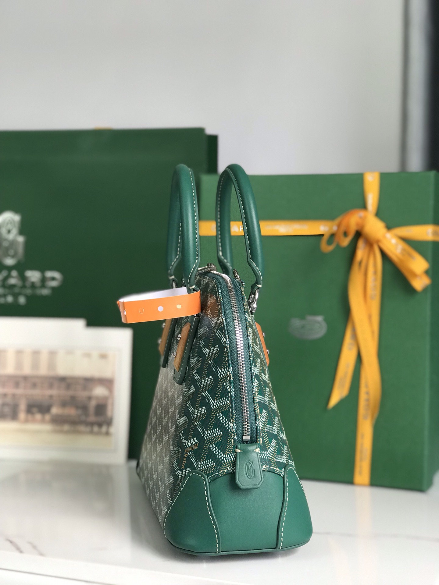 GOYARD Goyardine Mini Vendome Green 1391455 |
