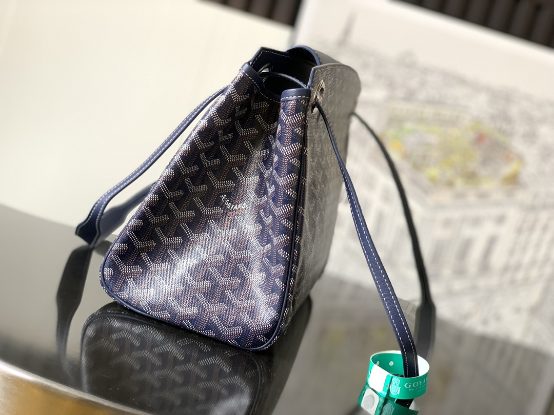 GOYARD Goyardine Rouette PM blue navy 1423460