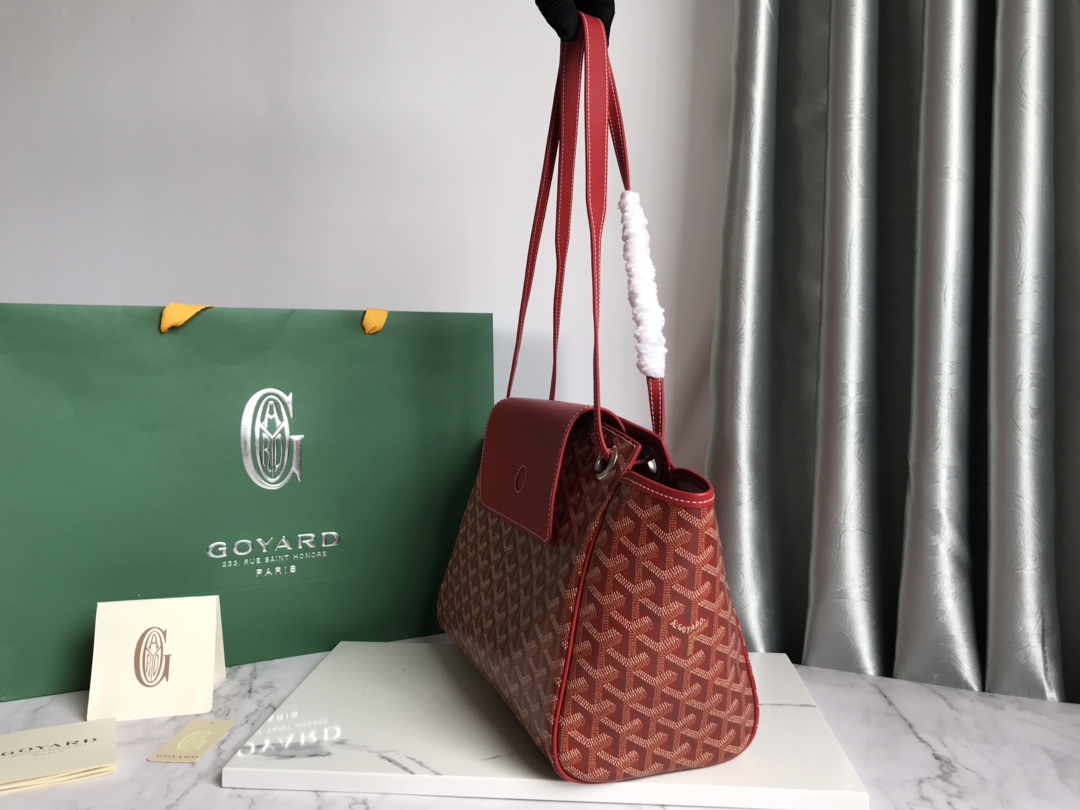Goyard Goyardine Rouette Soft Bag - red  Shoulder Bags,