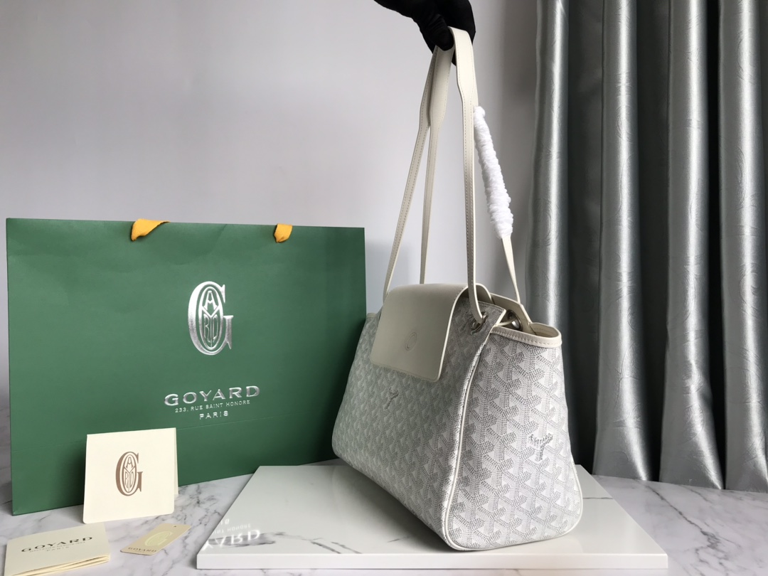 Goyard Goyardine Rouette Soft Bag - white Shoulder Bags,
