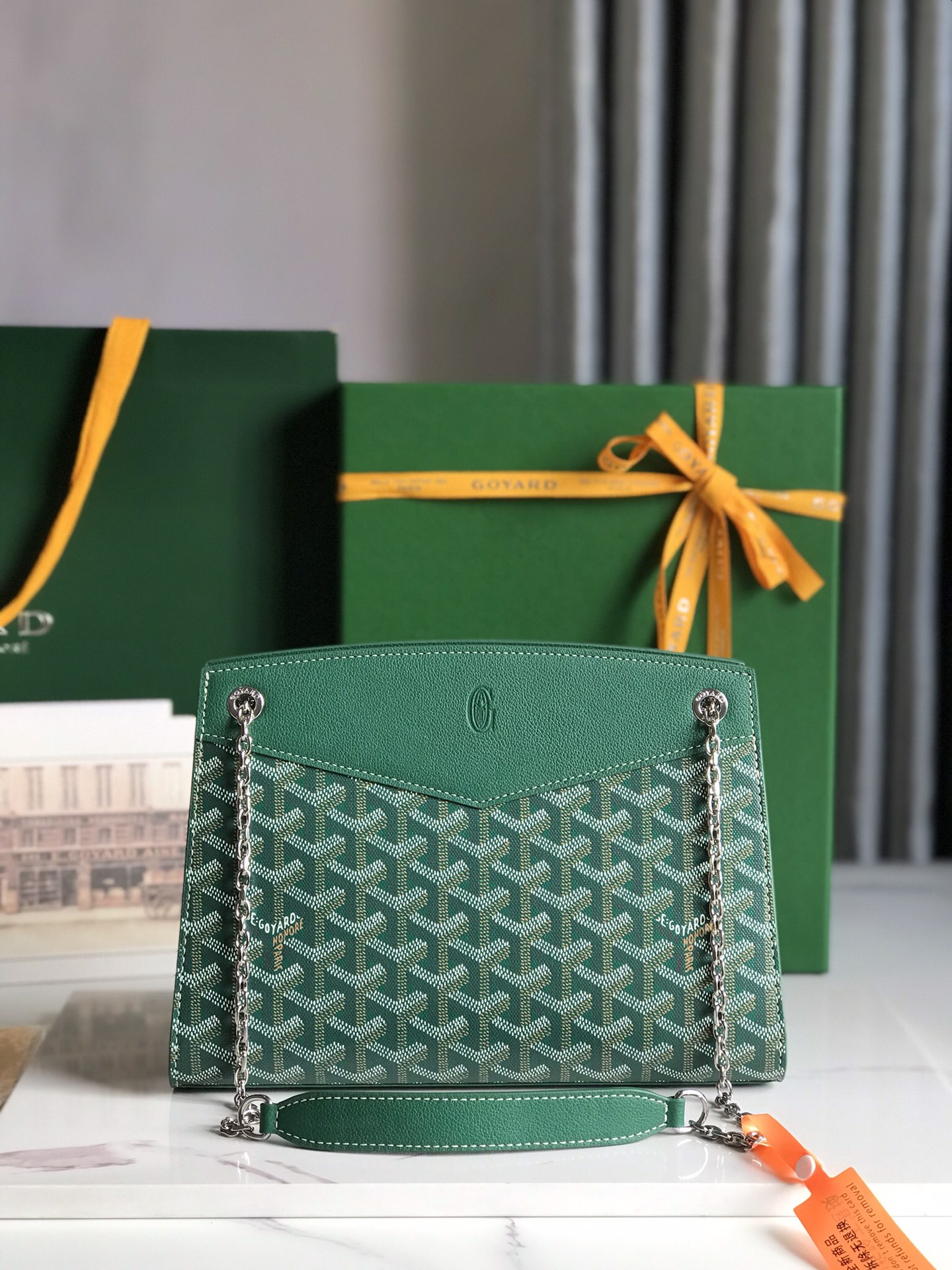 Goyard Goyardine Sac Rouette Mini - green Shoulder Bags, Handbags