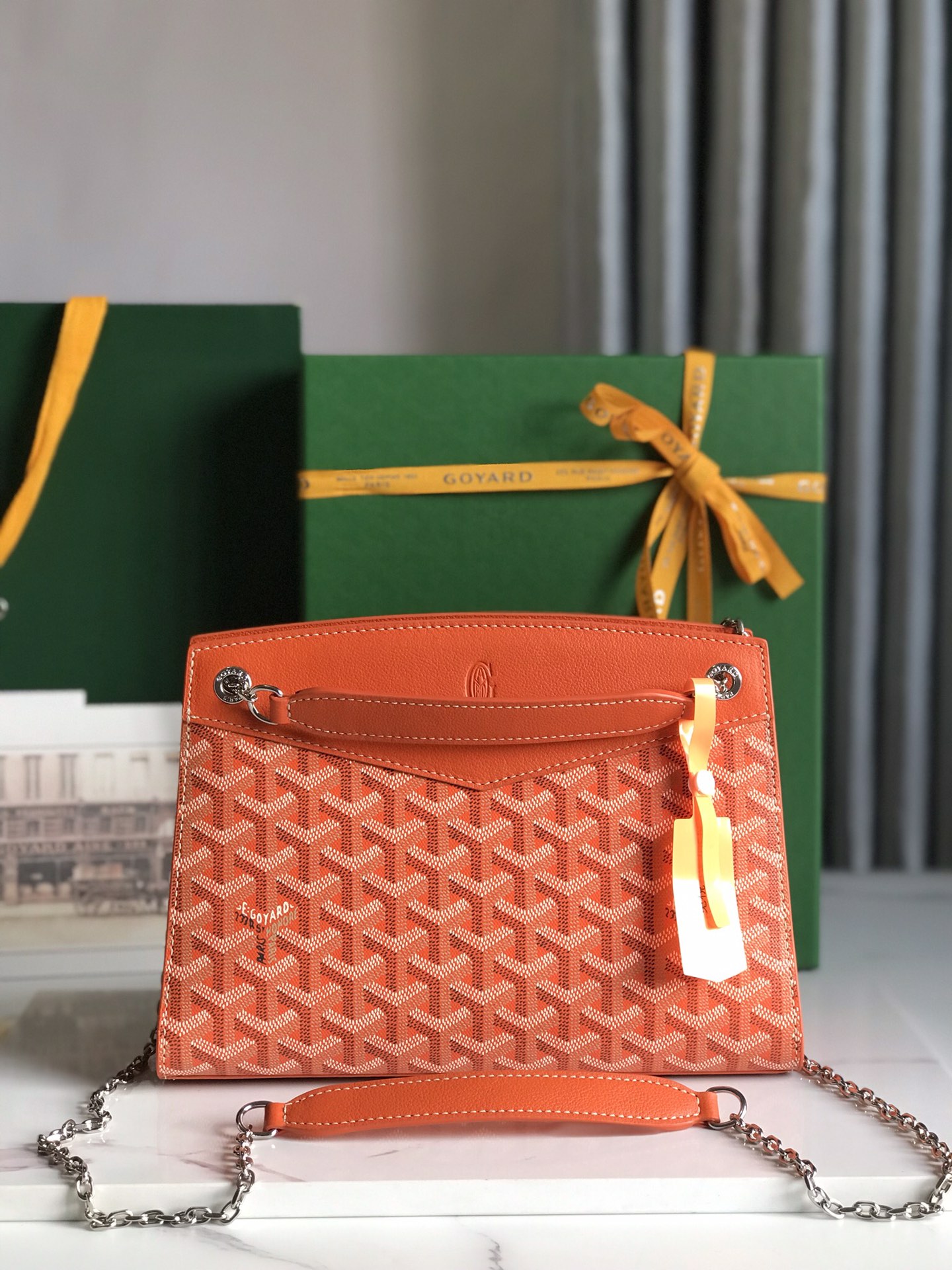 Goyard Goyardine Sac Rouette Mini - orange Shoulder Bags,