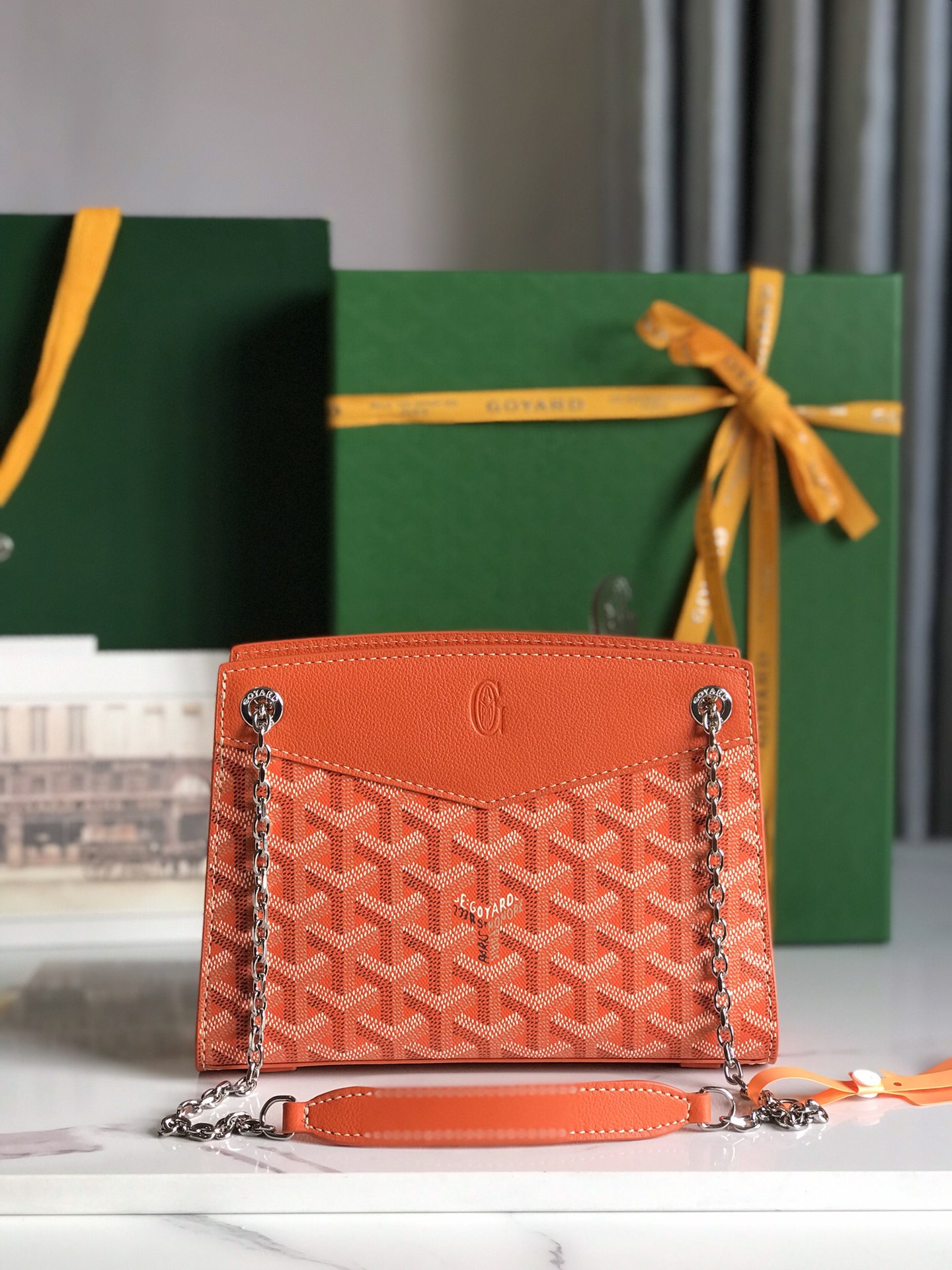 Goyard Goyardine Sac Rouette Mini - orange Shoulder Bags, Handbags - GOY45578