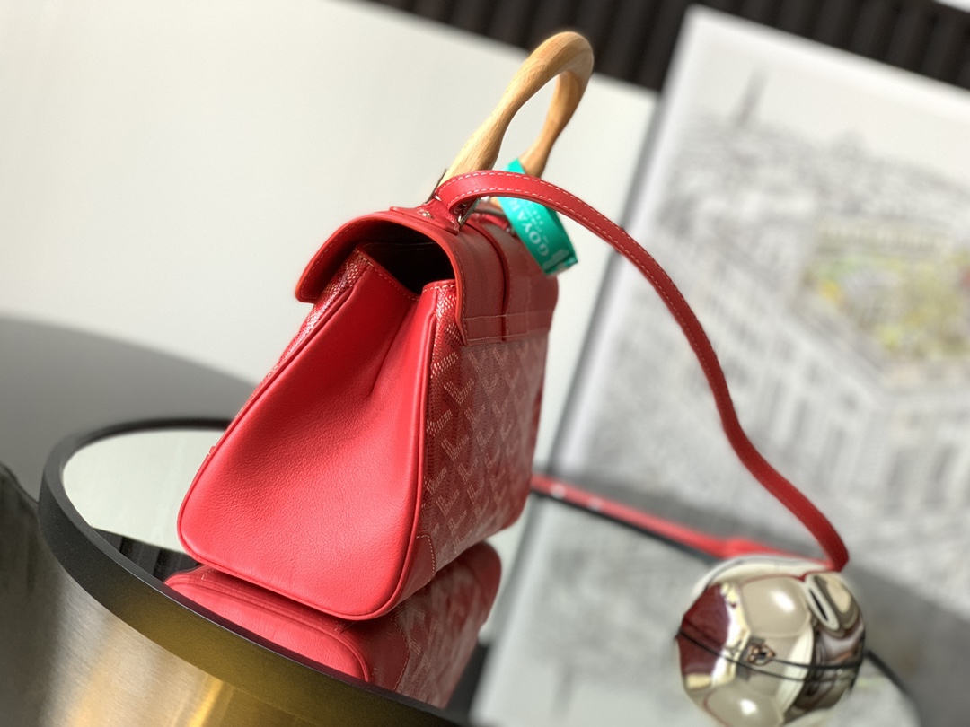 GOYARD Goyardine Saigon Mini Red 1163517