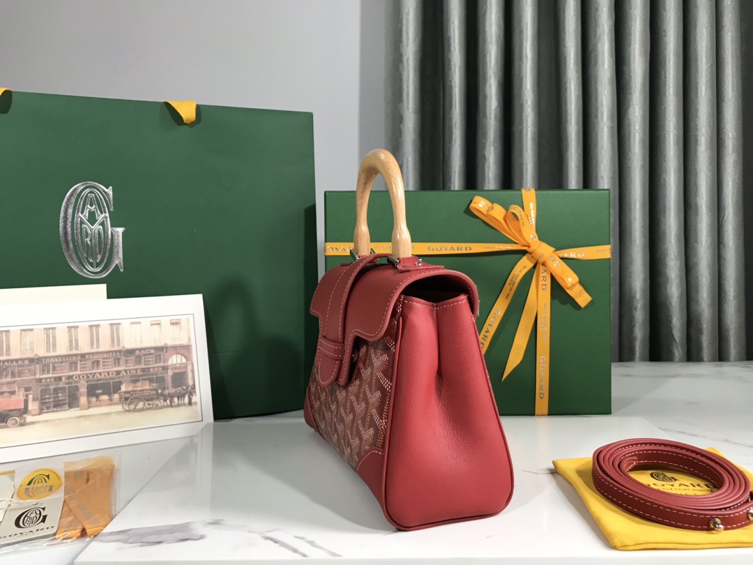 GOYARD Goyardine Saigon Mini Red 1515544 |