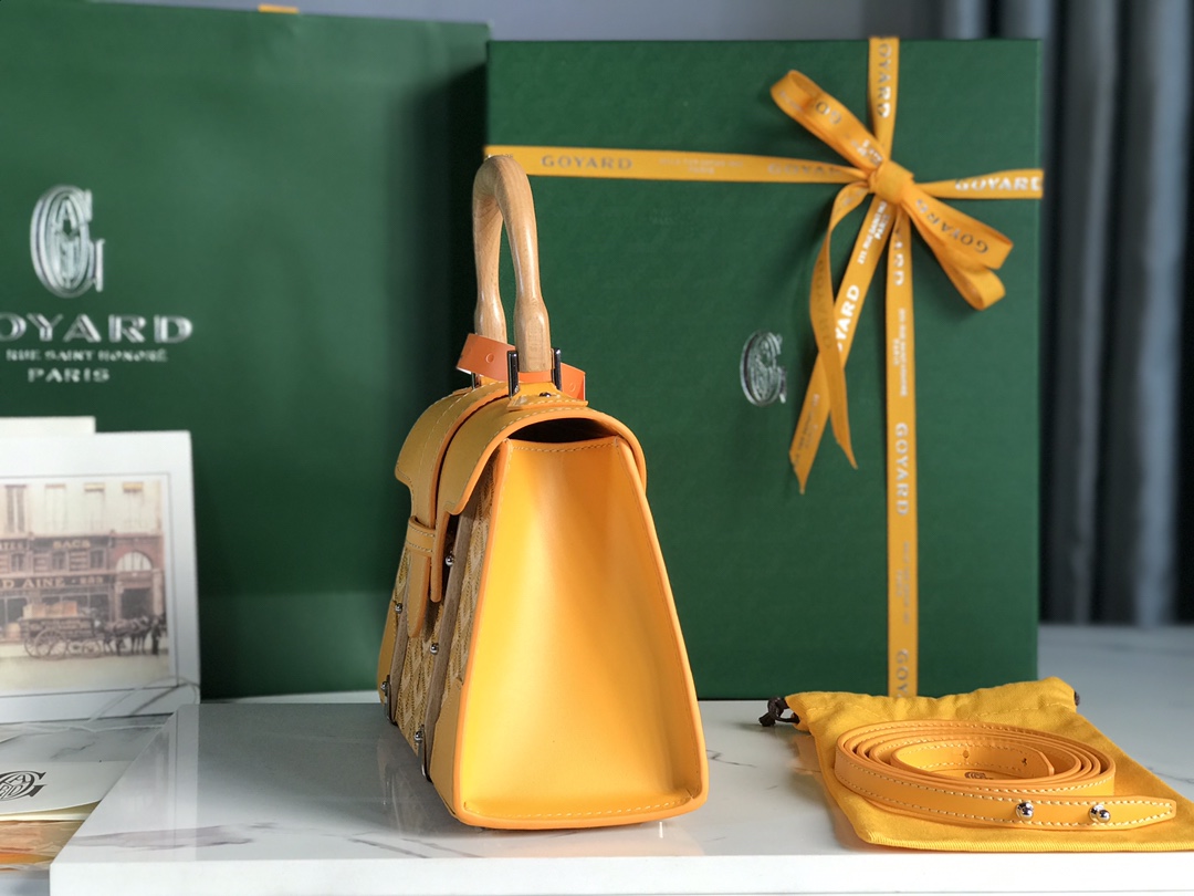 GOYARD Goyardine Saigon PM Yellow 589293