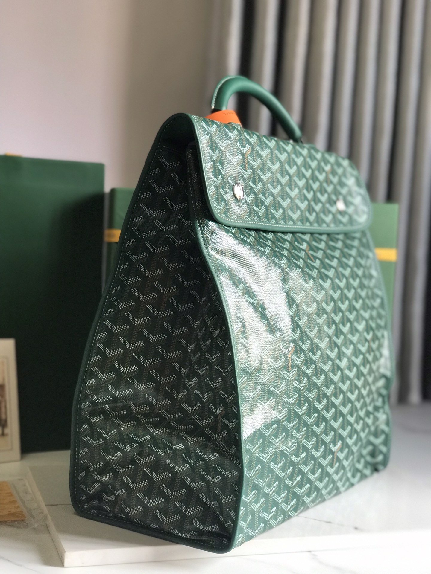 Goyard Goyardine Saint Leger Backpack - Green Backpacks,