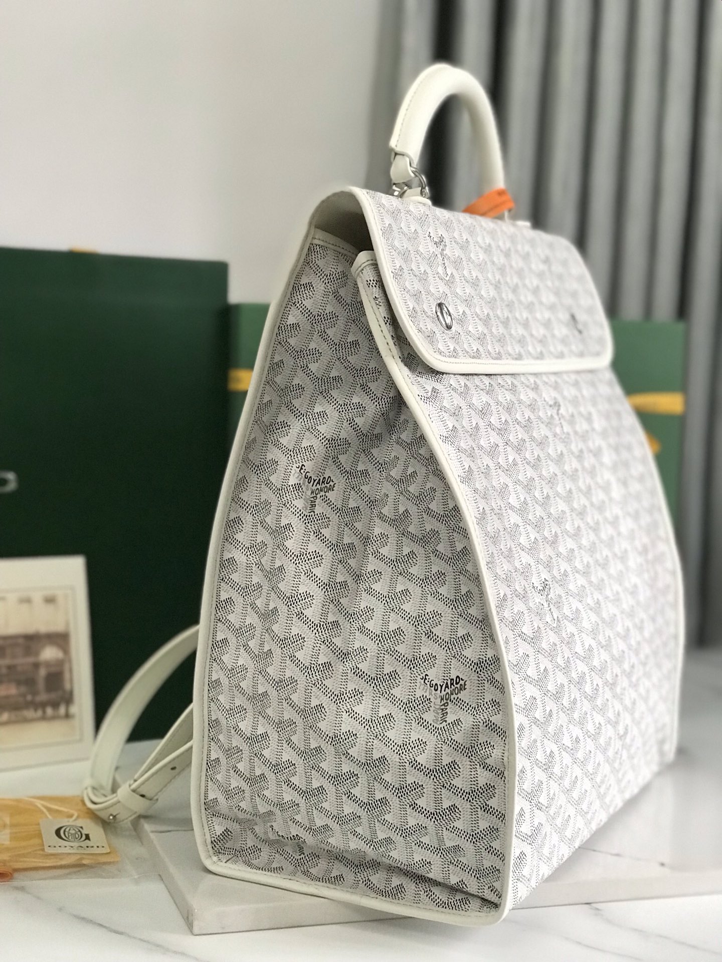 Goyard Goyardine Saint Leger - White Backpacks, Handbags -