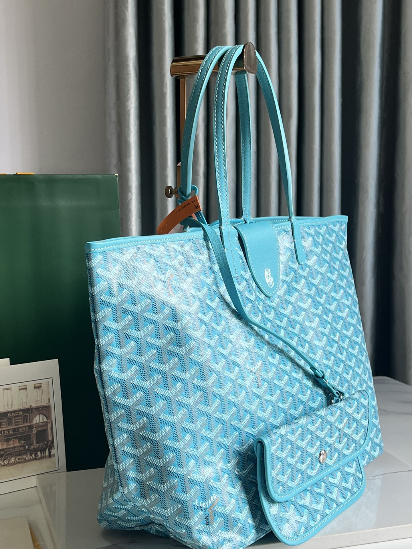 GOYARD Goyardine Saint Louis PM blue 1370123