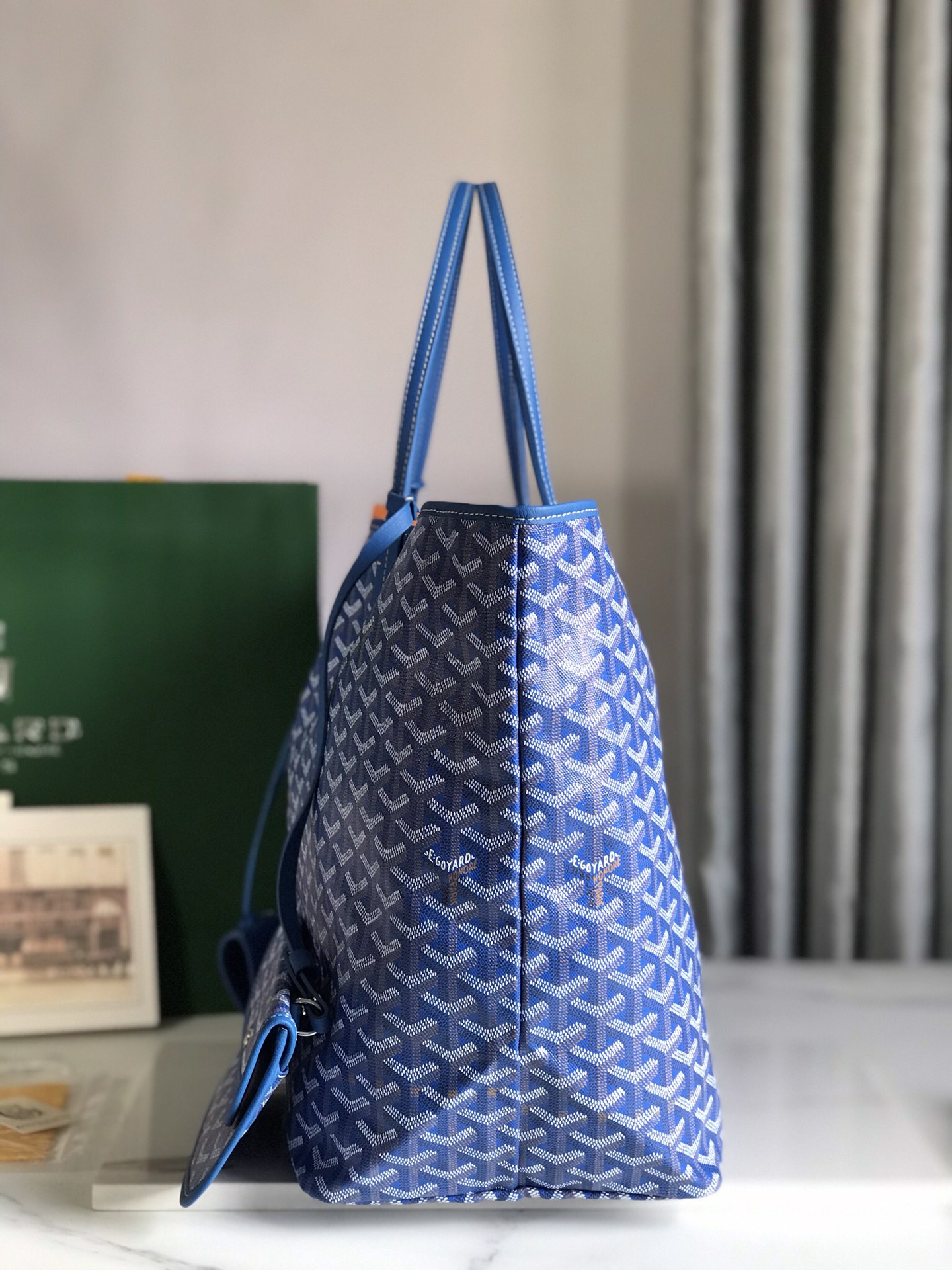 GOYARD Goyardine Saint Louis PM blue