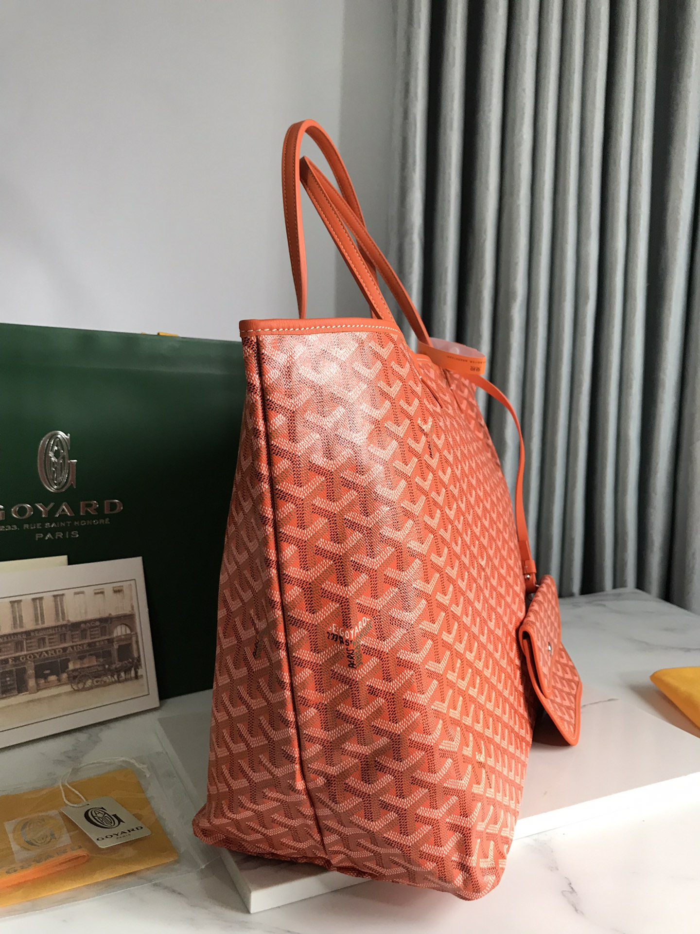GOYARD Goyardine Saint Louis PM orange 1370123