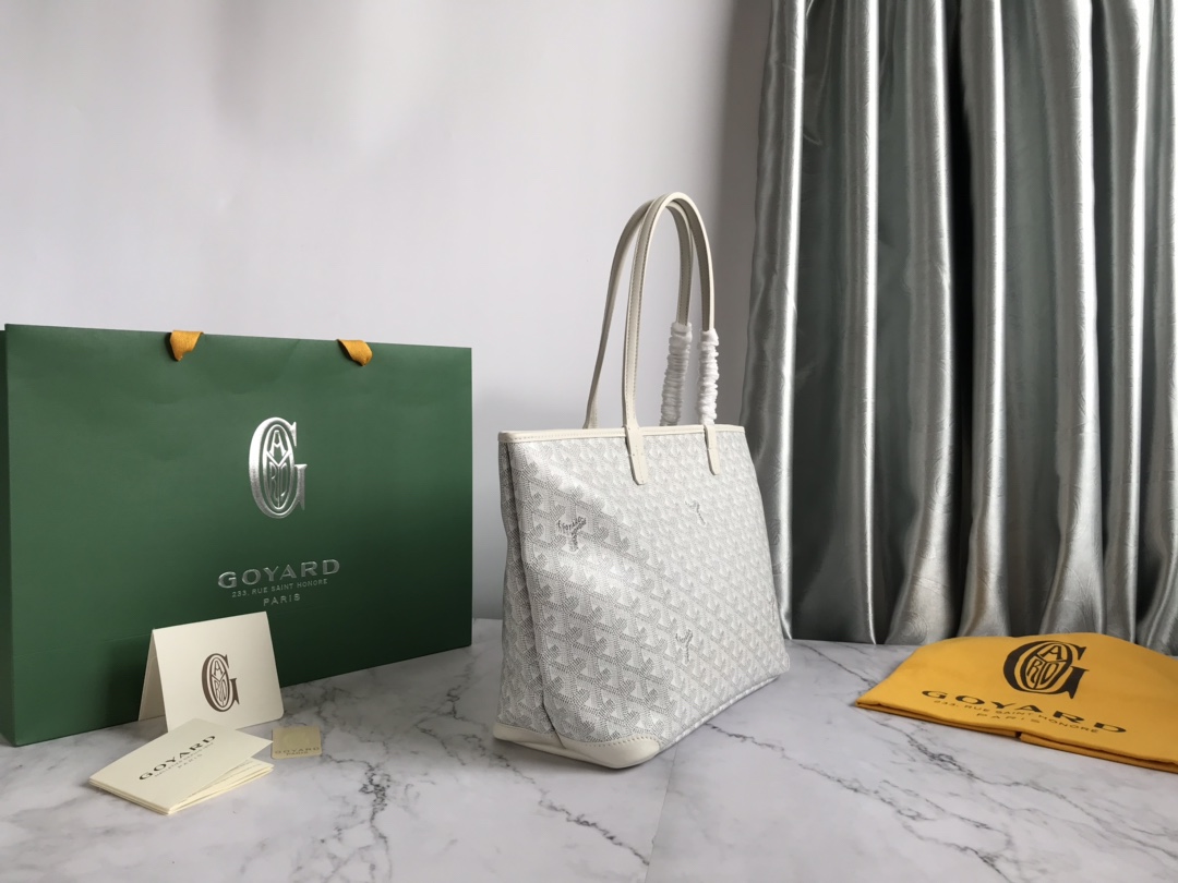 GOYARD Goyardine Saint Louis PM White 1487517