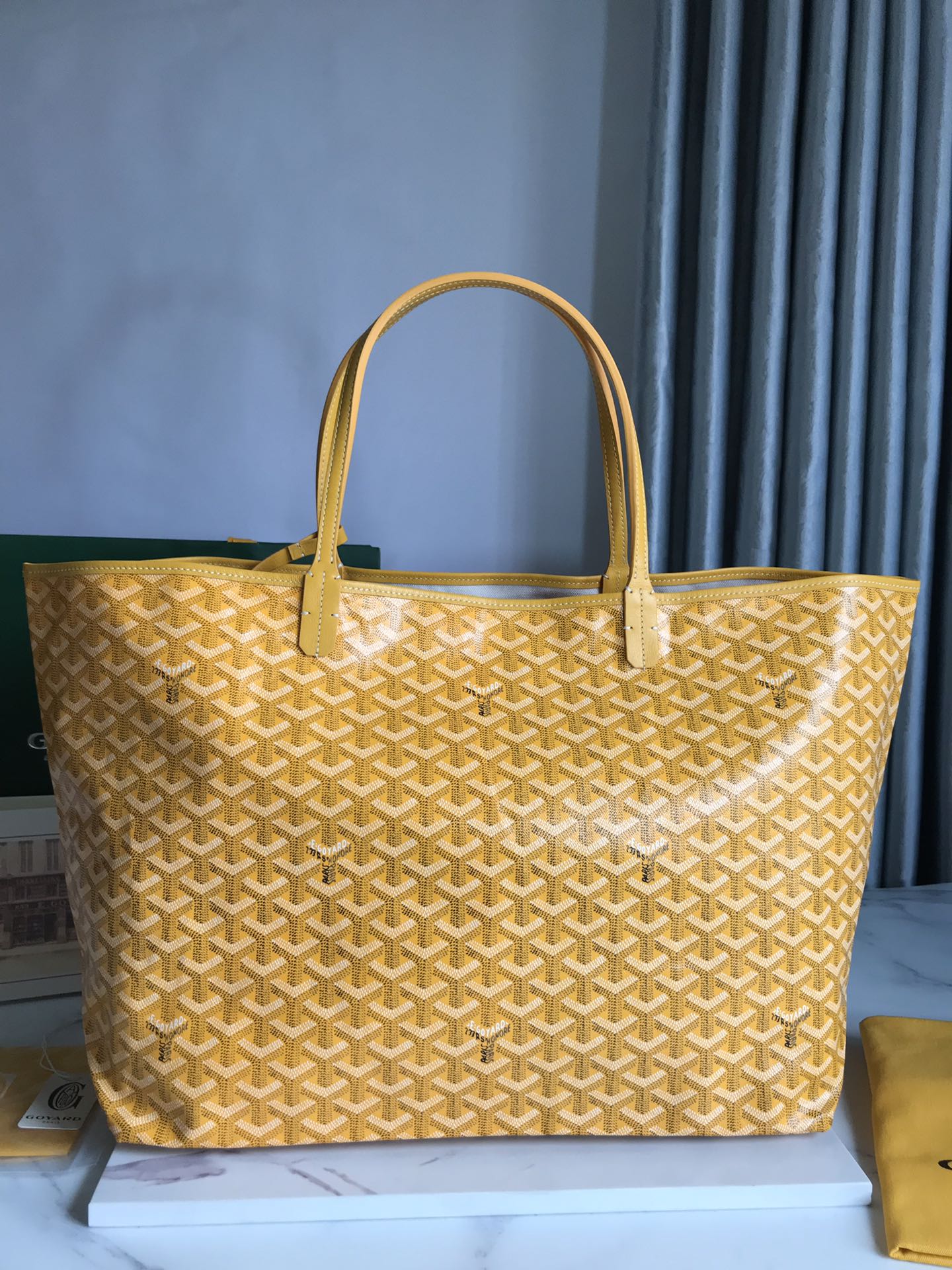 GOYARD Goyardine Saint Louis PM yellow