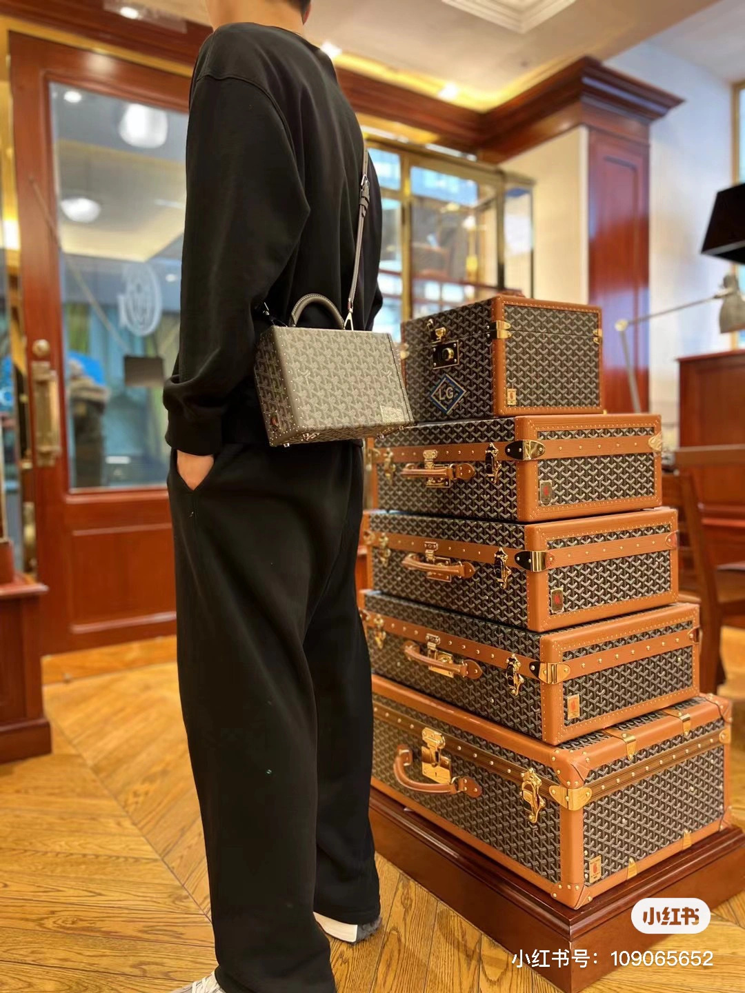 Goyard Grand Hotel Trunk Bag Brown gray| eBay