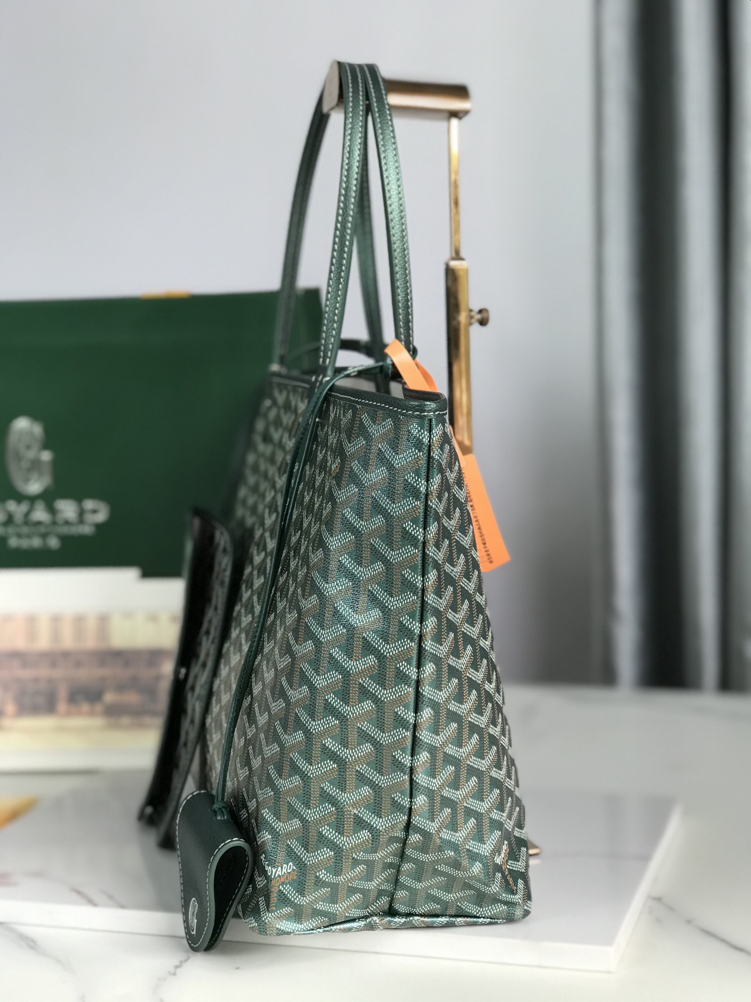 Goyard handbag Anjou Mini Green