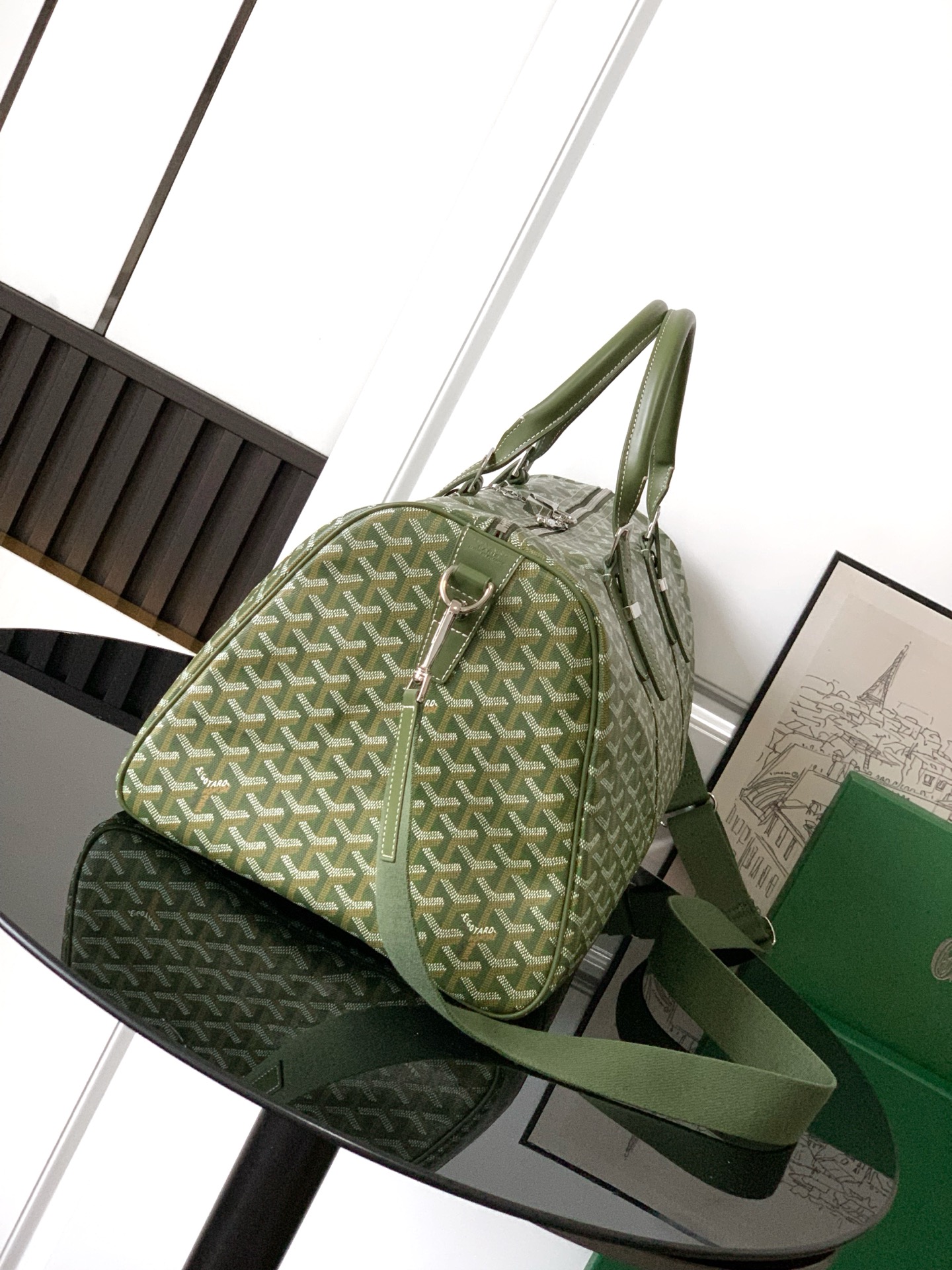 Goyard introduces a new Camo-Green colorway to their ...