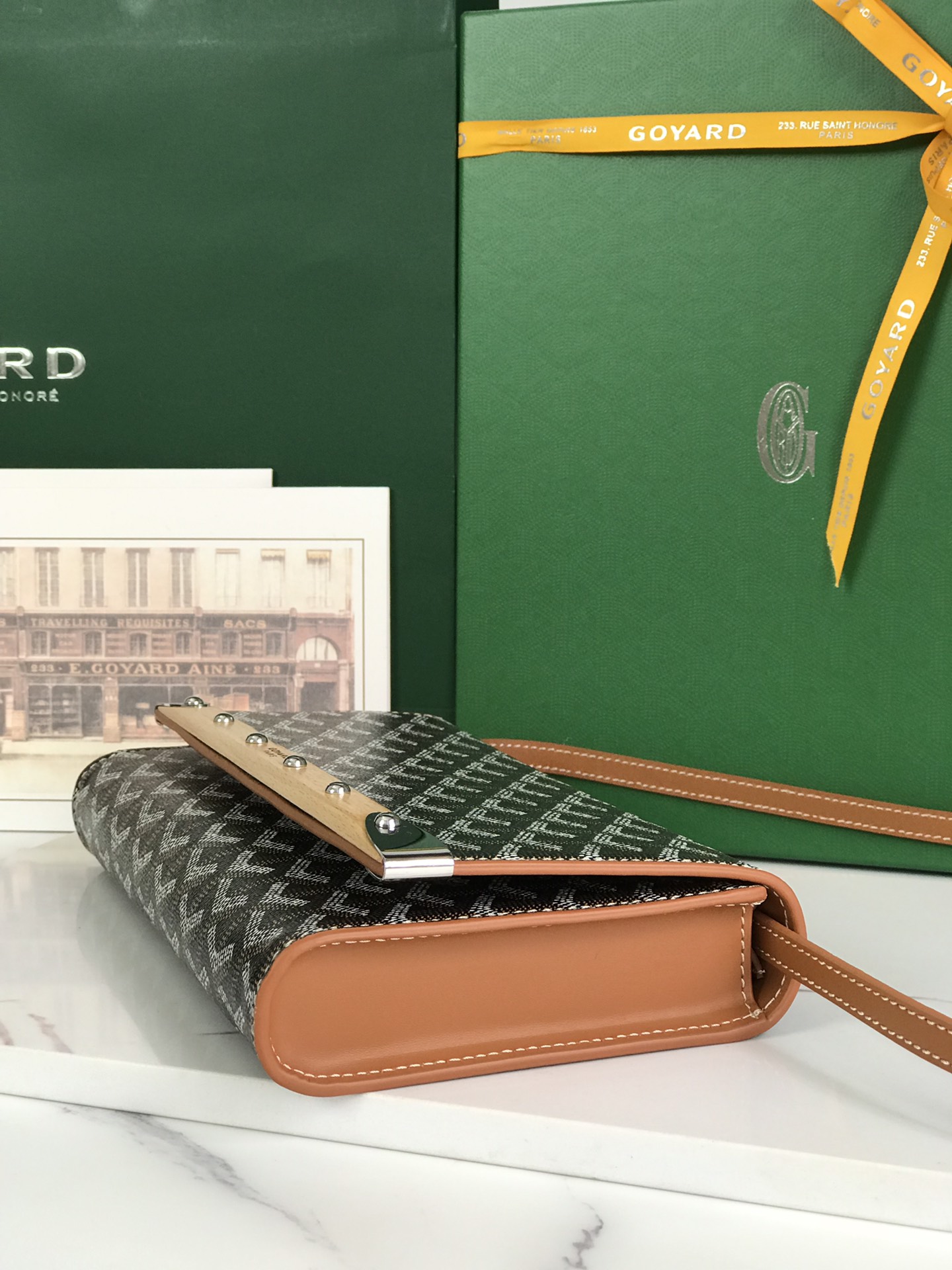 Goyard Monte Carlo Bois Clutch Monte Carlo Goyard Goyard