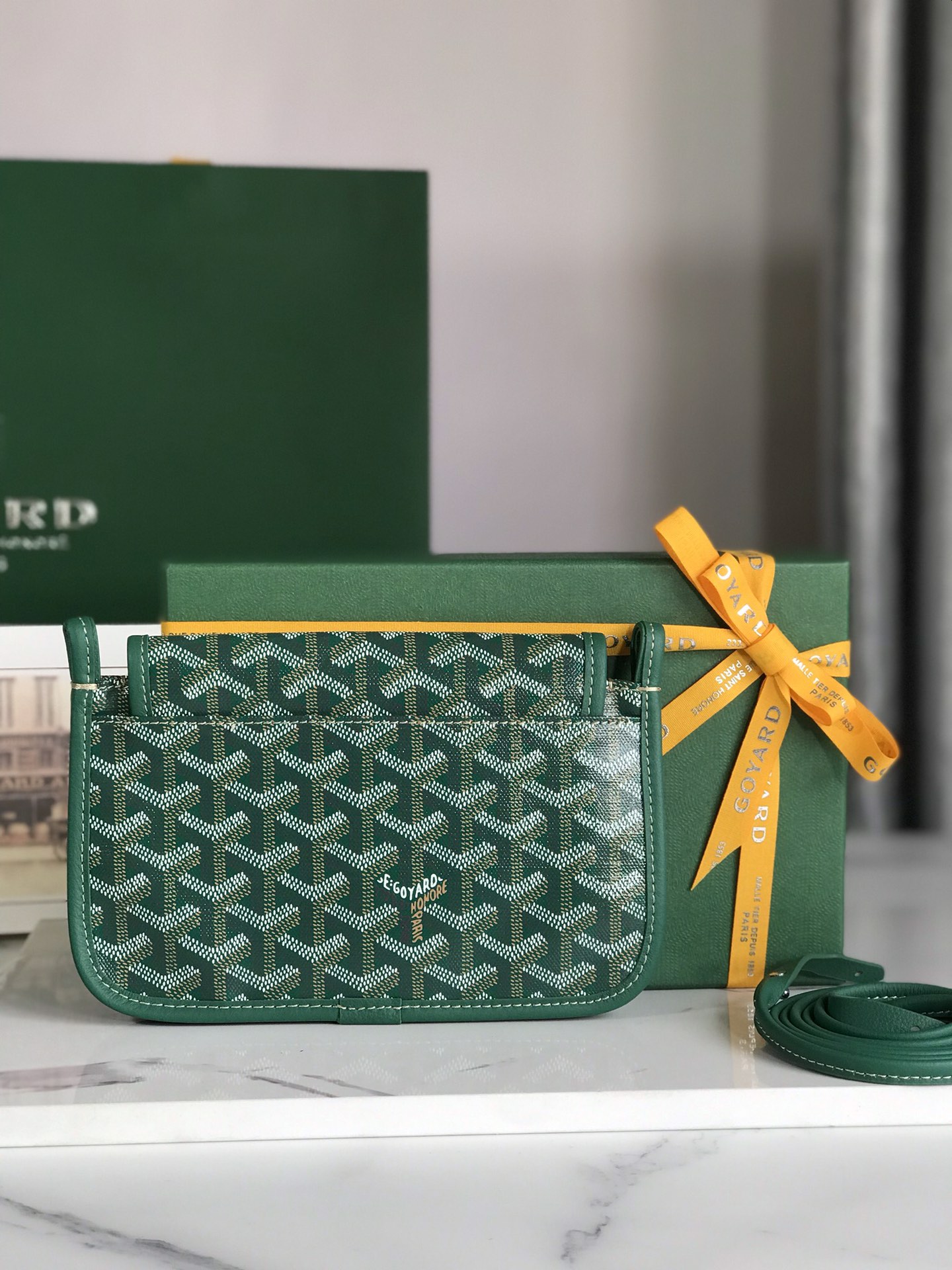 Goyard Plumet Pouch 'green' Women's Bag