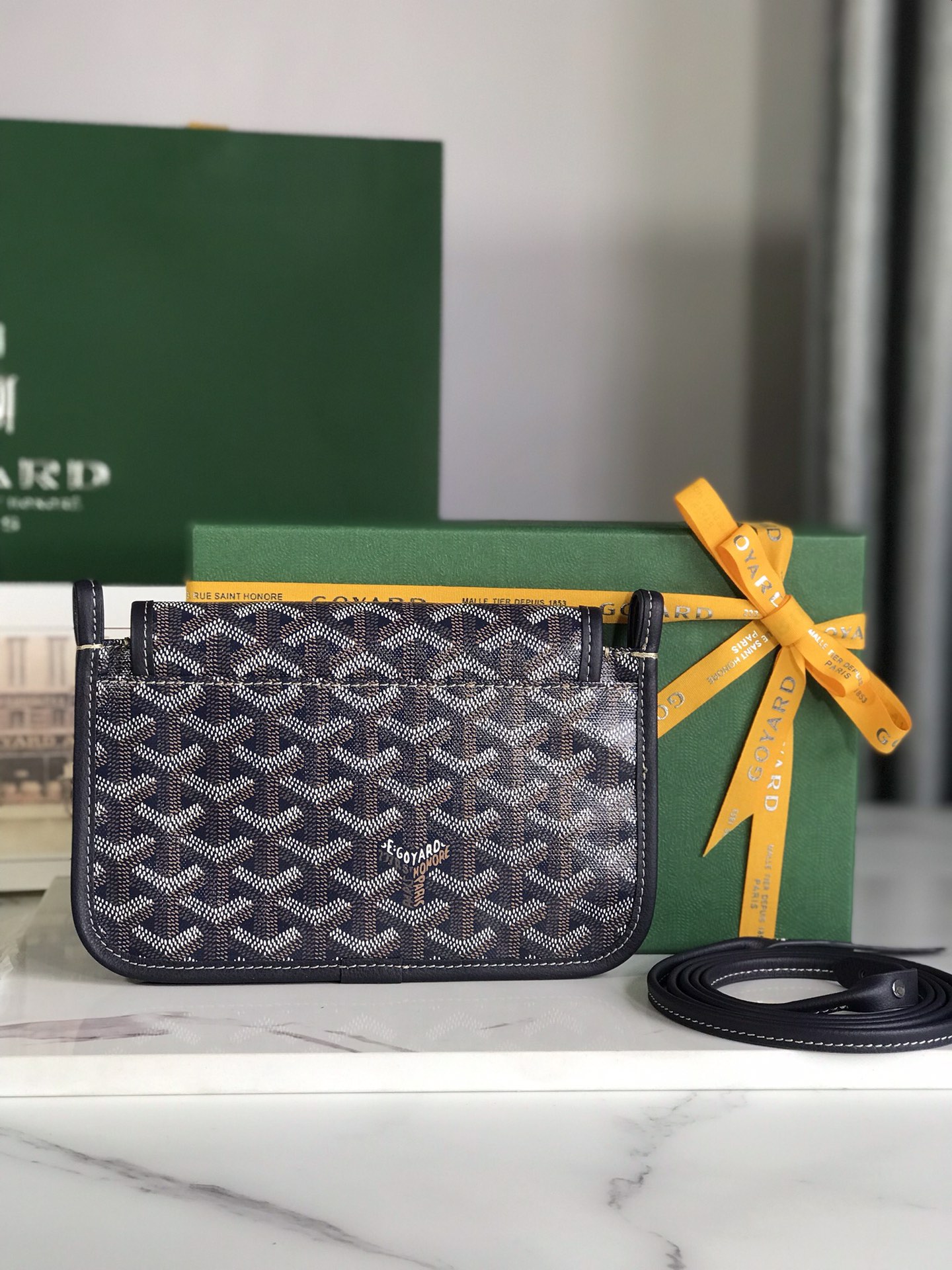 Goyard Plumet Pouch 'navy' Women's Bag