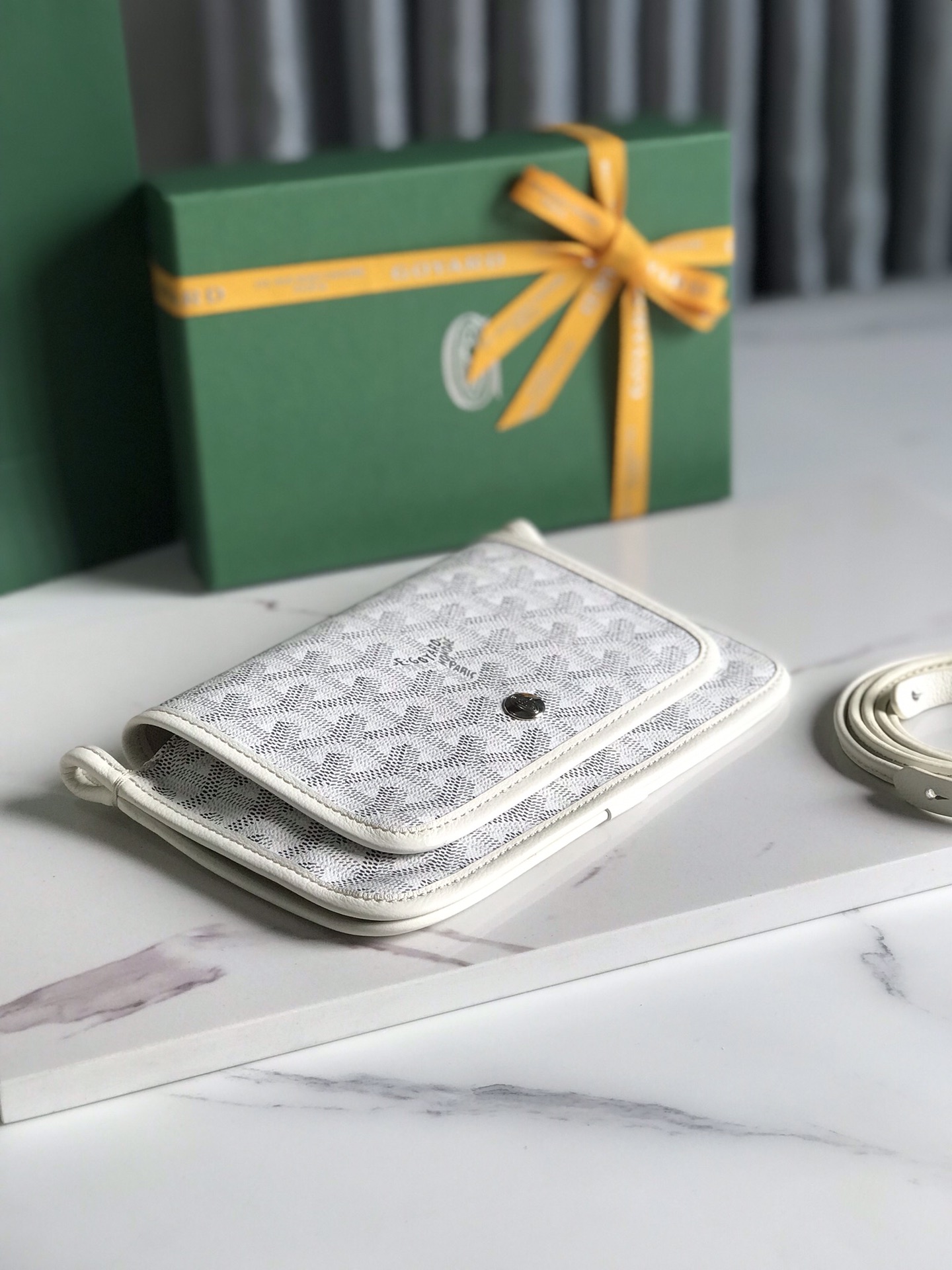 Goyard Plumet Pouch 'white' Women's Bag