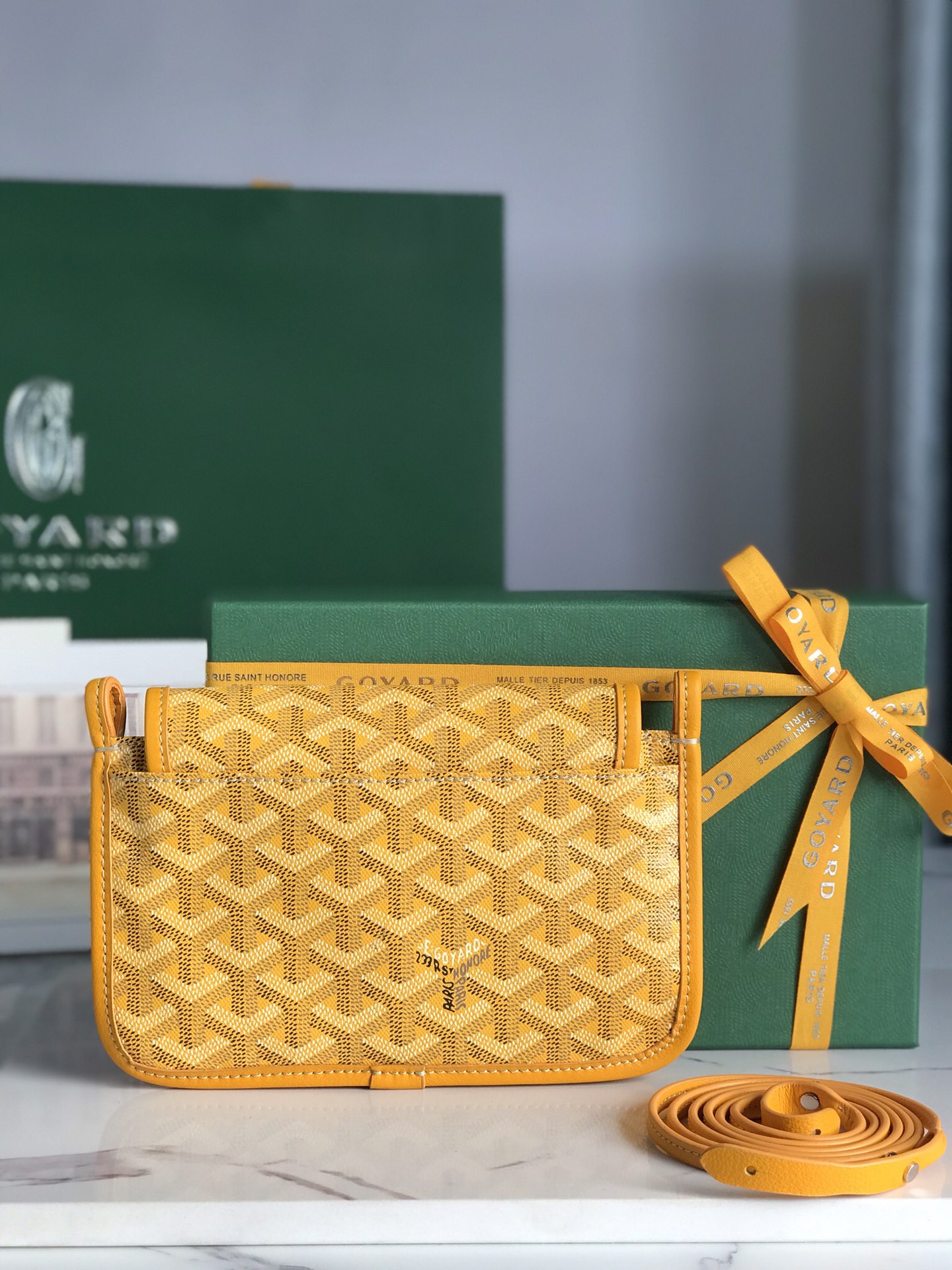 Goyard Plumet Pouch 'yellow' Women's Bag