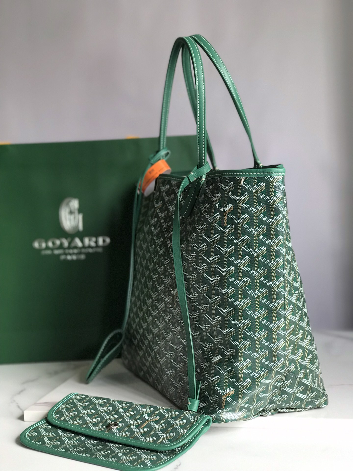 Goyard Pre-Owned 2000s Saint Louis Tote Bag | Green