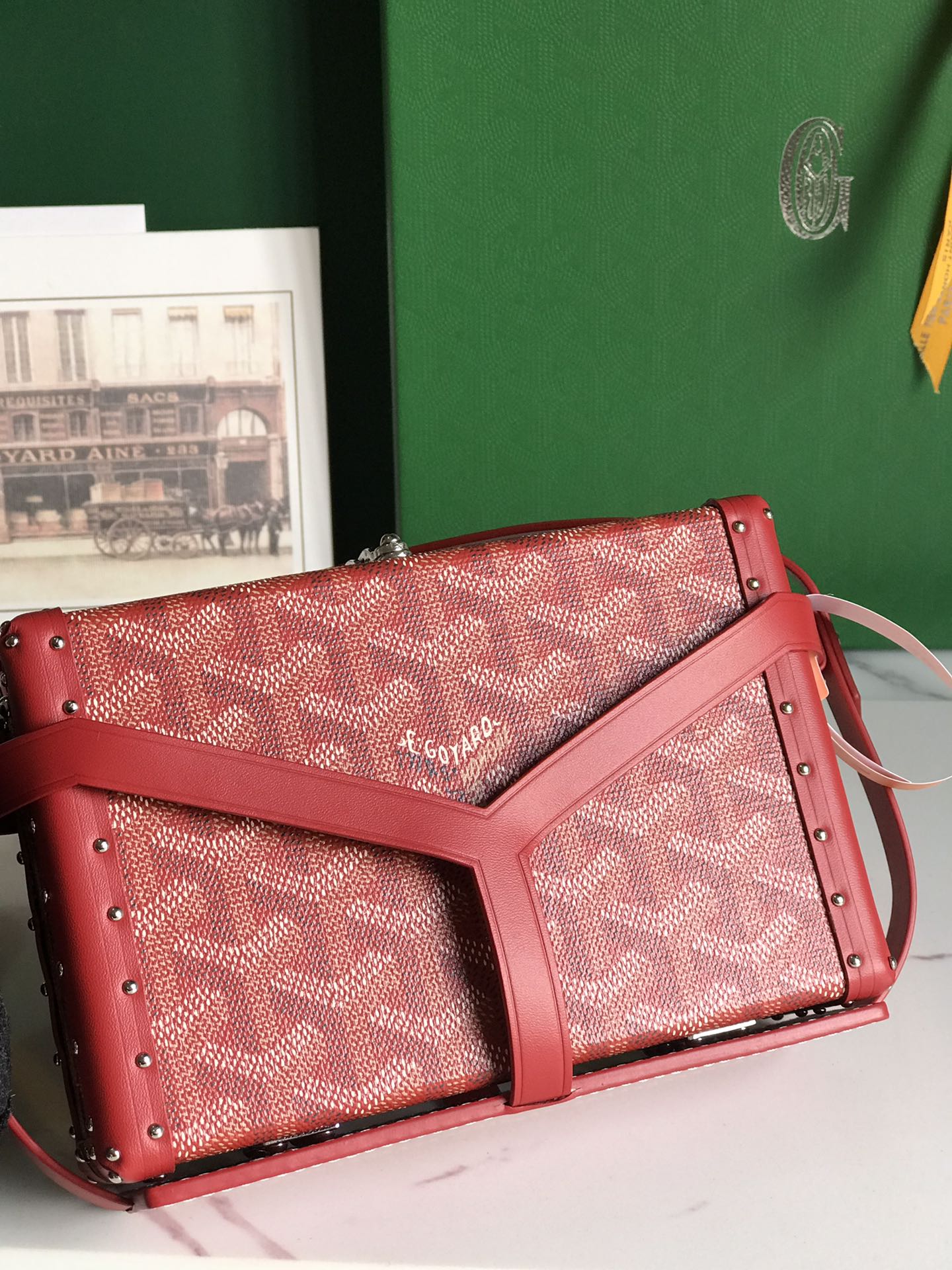 Goyard red Minaudiere Trunk Bag Goyard |