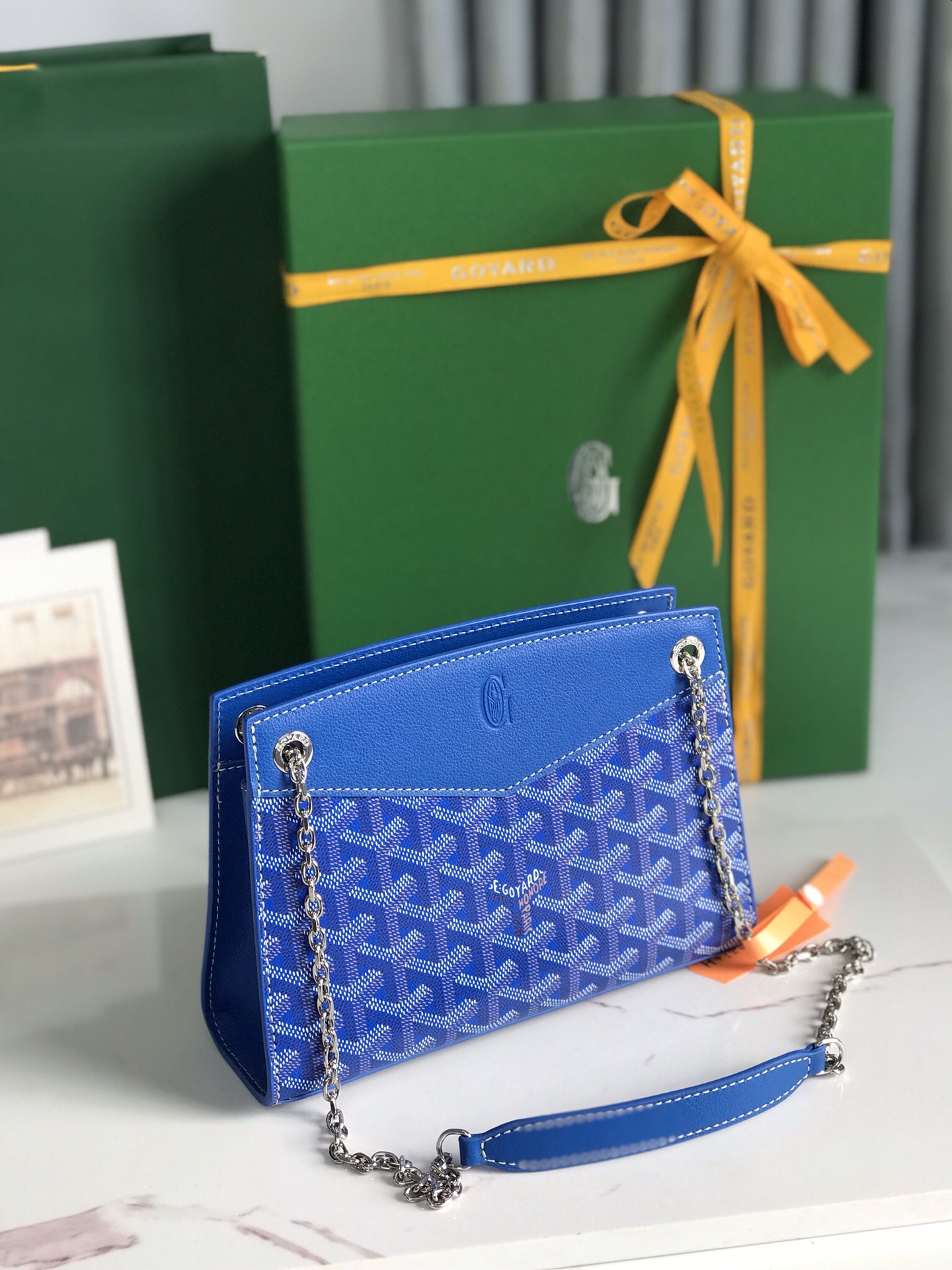 Goyard Rouette Structur Mini Bag Sky Blue Nib
