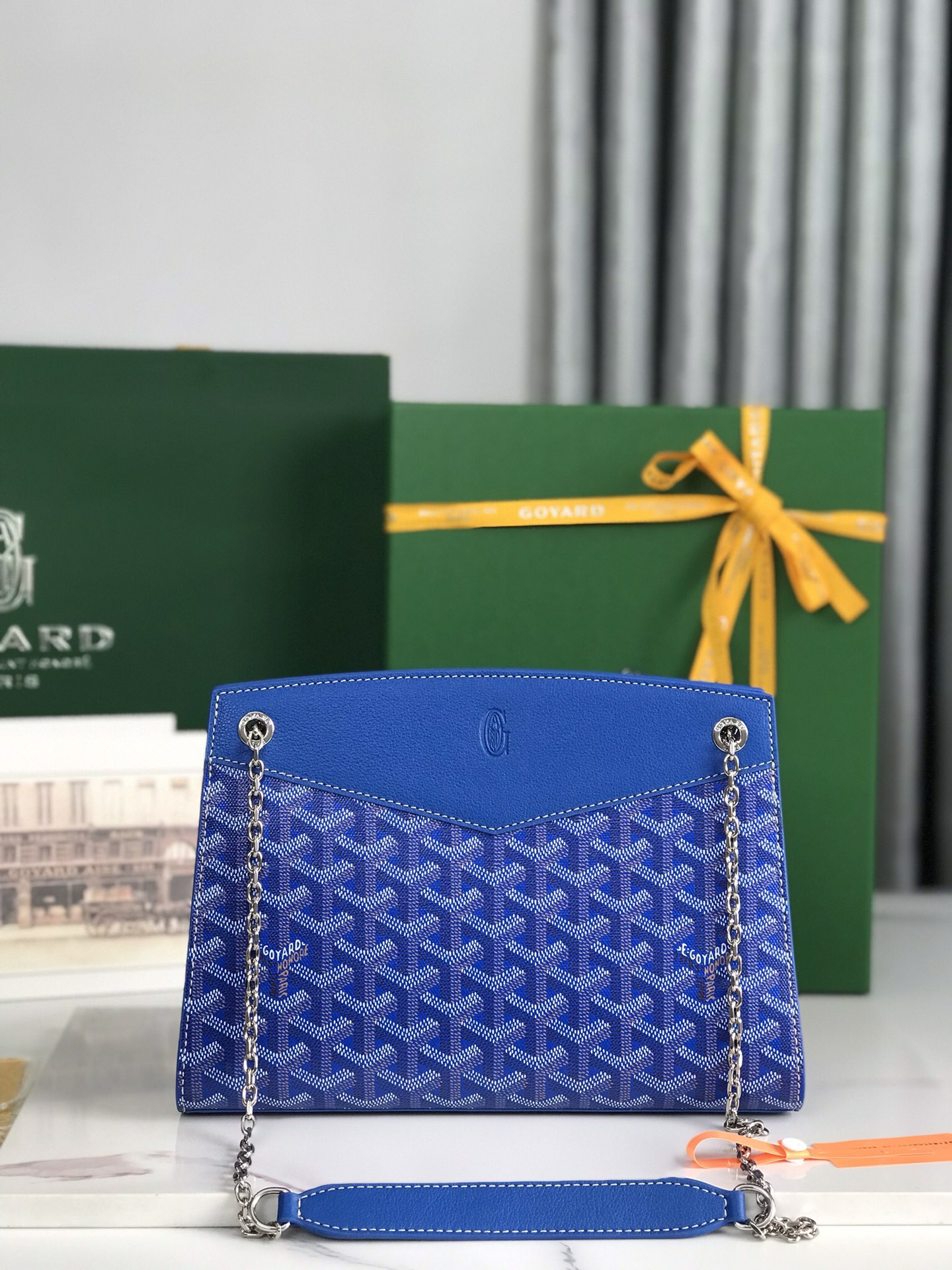 Goyard Rouette Structure Mini Bag blue