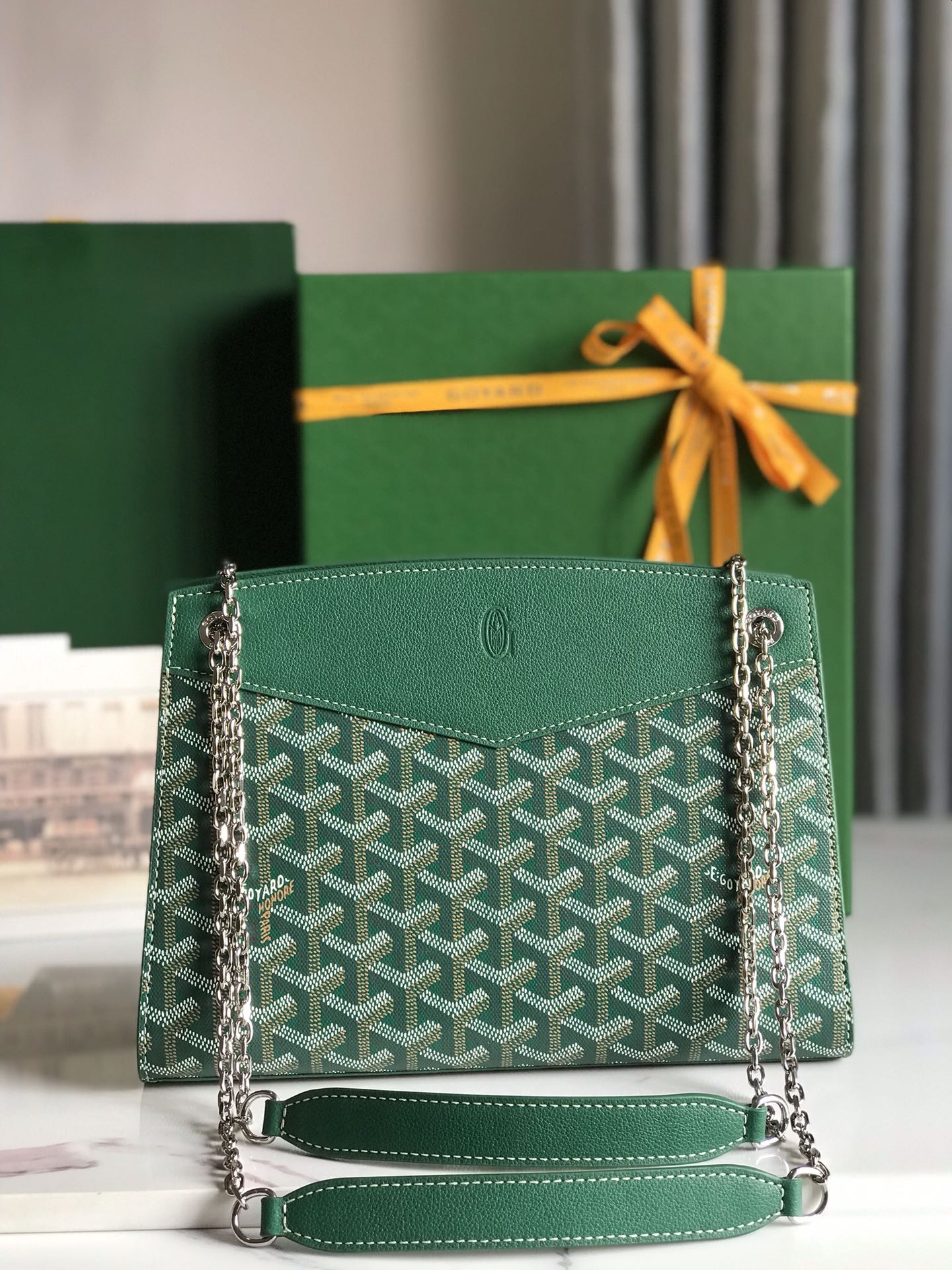 Goyard Rouette Structure Mini Bag Green
