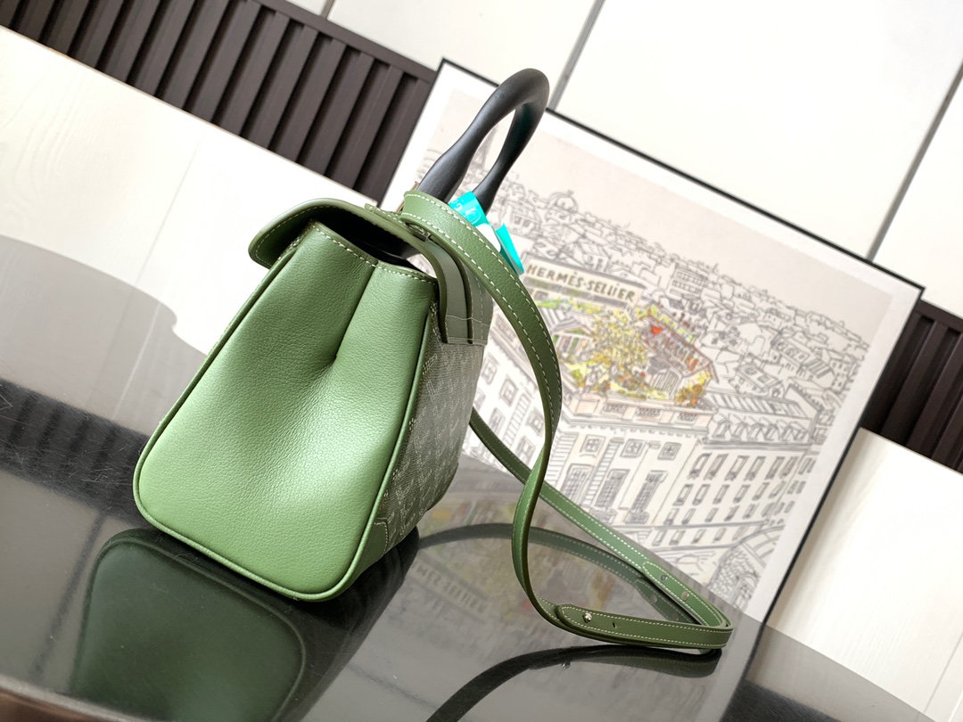 Goyard Saigon Souple Mini Bag Green Goyardine