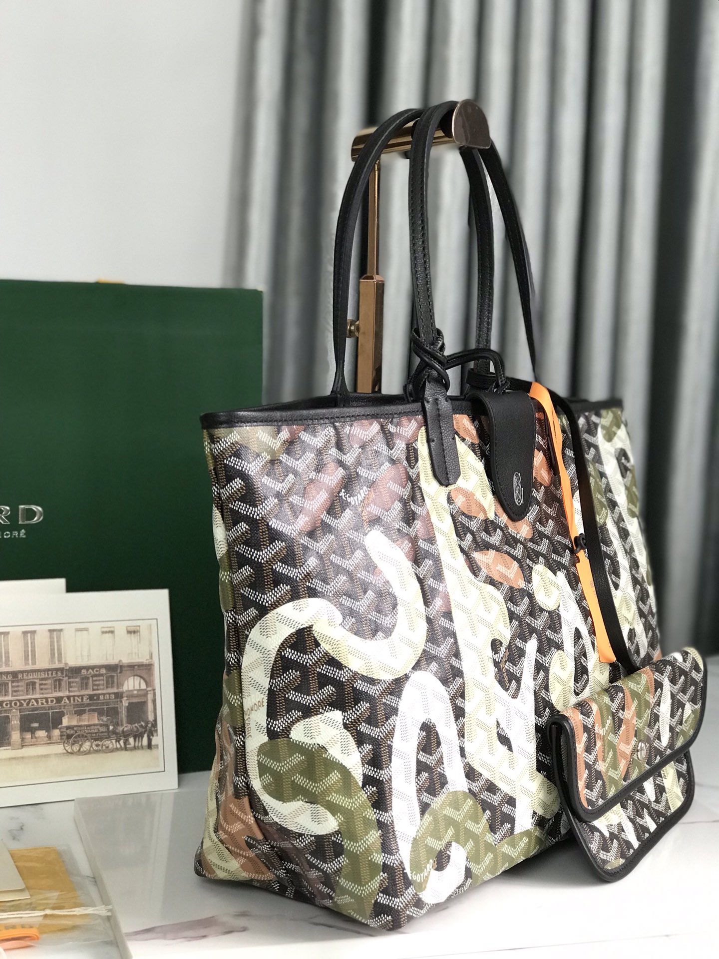 Goyard Saint Louis GM Tote Bag Lettres Camouflage
