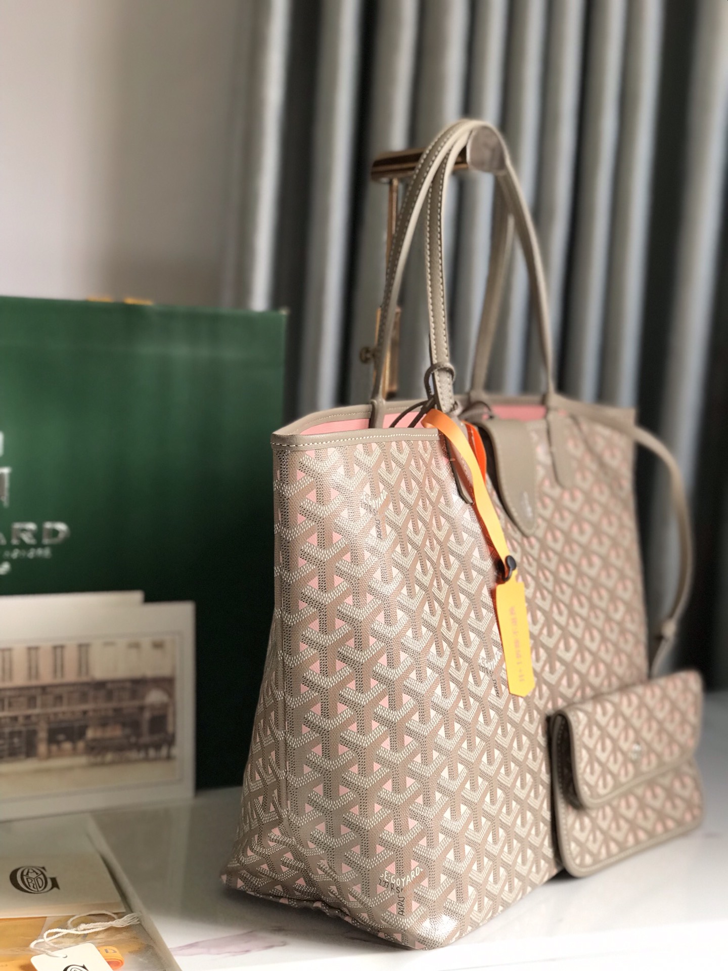 GOYARD Saint Louis PM Tote Bag Claire Voie Purse 2023