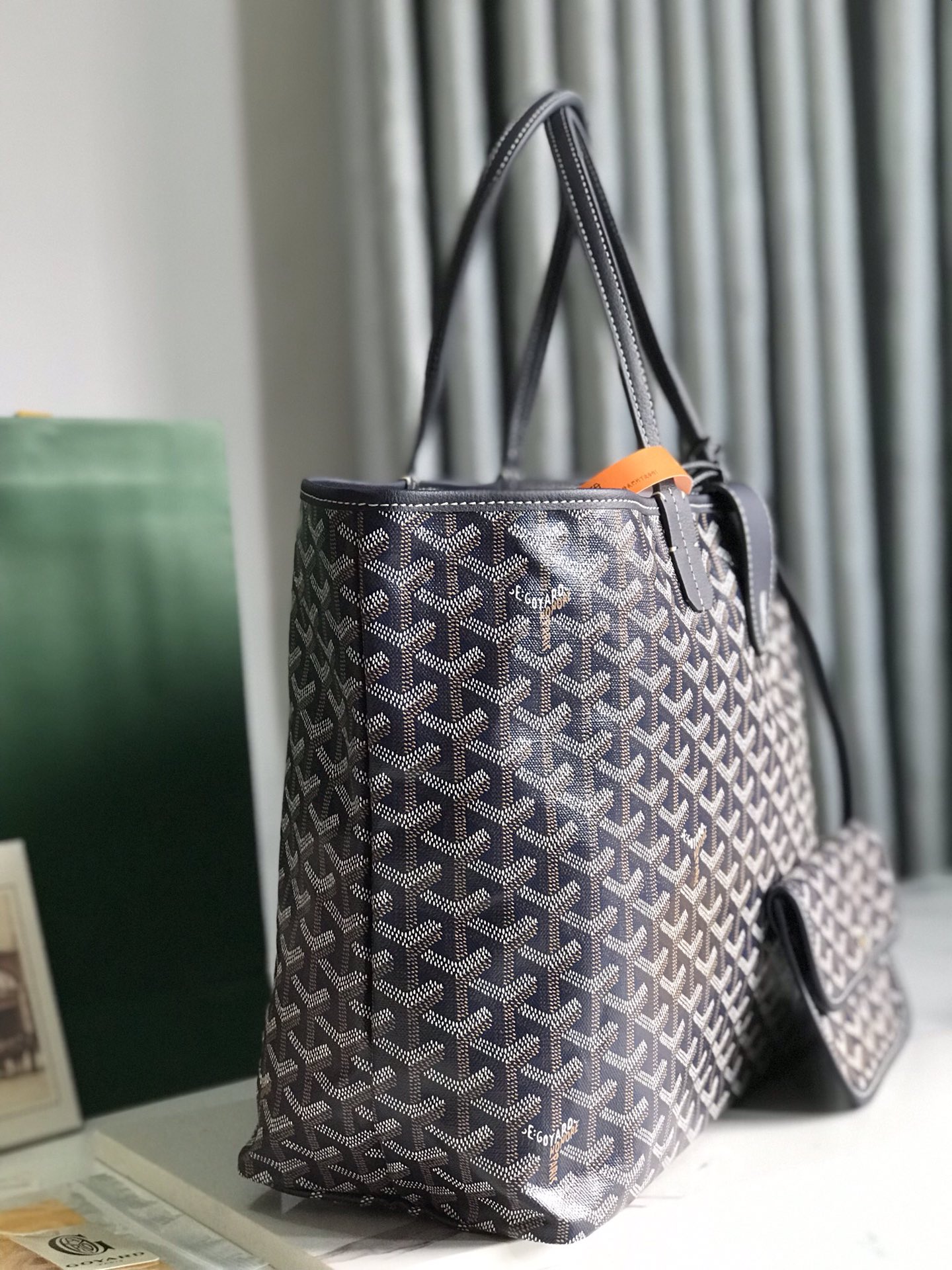 Goyard Saint Louis Tote Bag PM Black 120893735 | eBay
