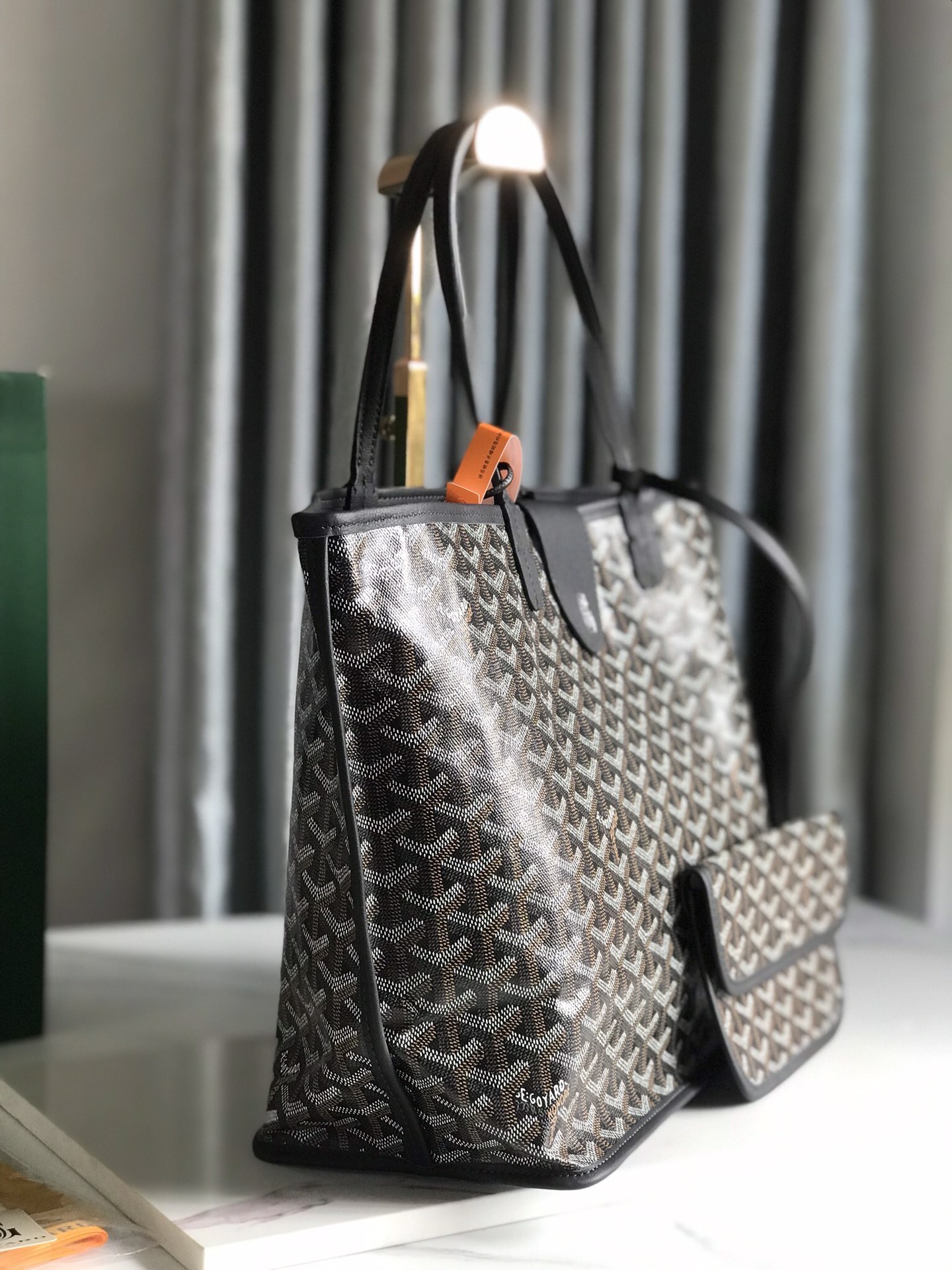 Goyard Saint Louis Tote Bag PM Black 120893735 | eBay